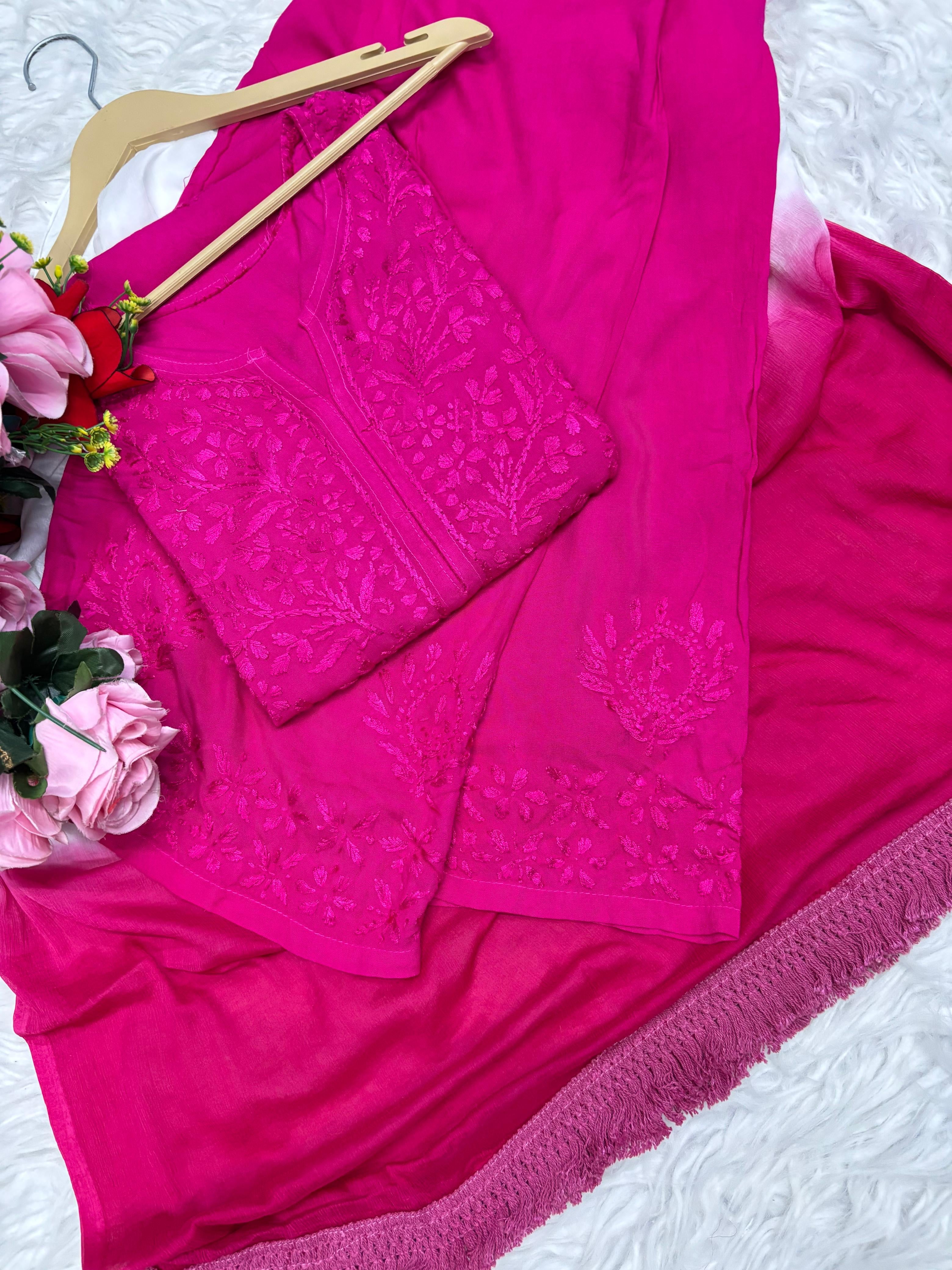 Heavy Daman Handwork Co-ord Set