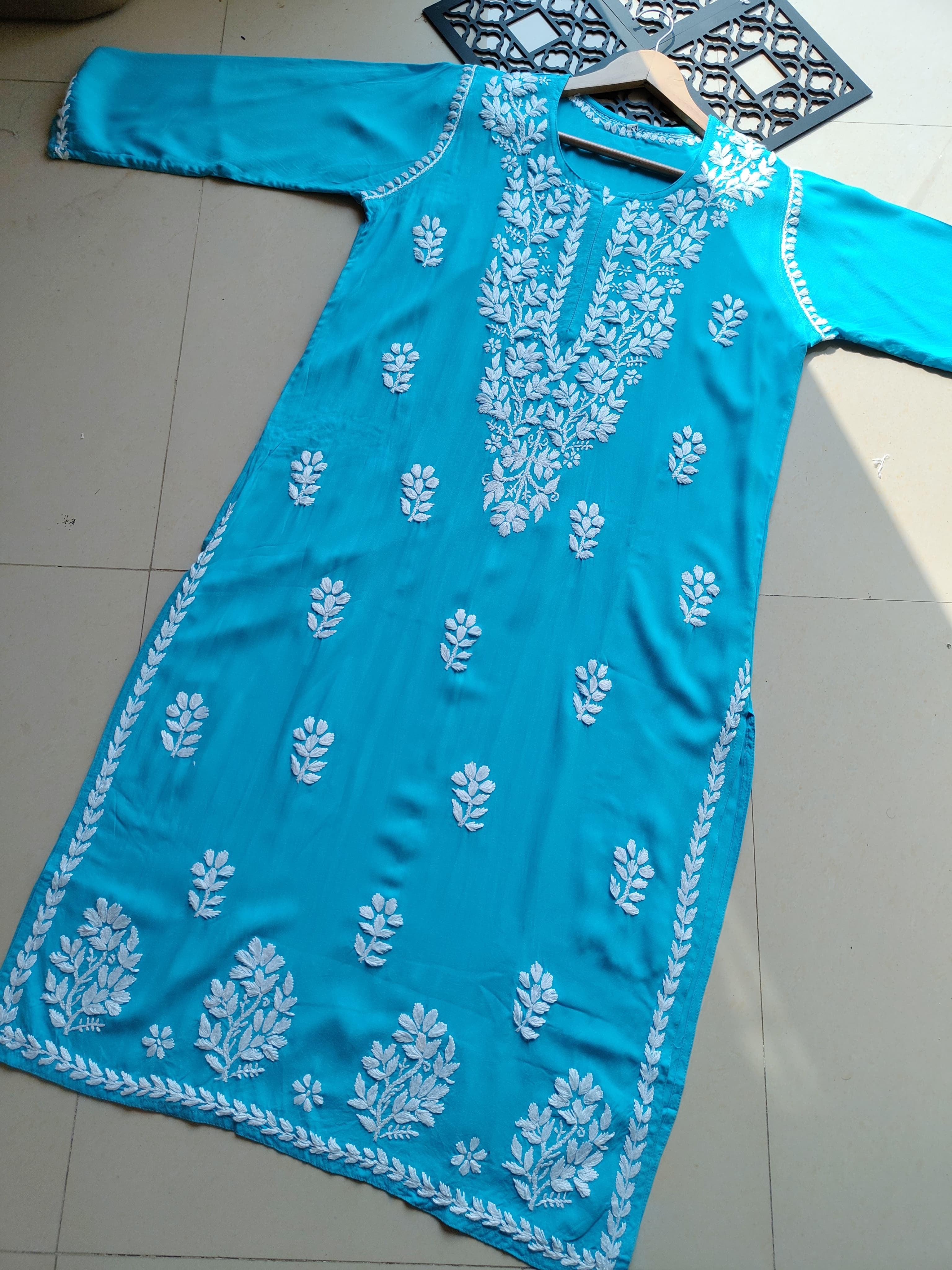 Pastel Shade Rayon Long Cool Kurtas