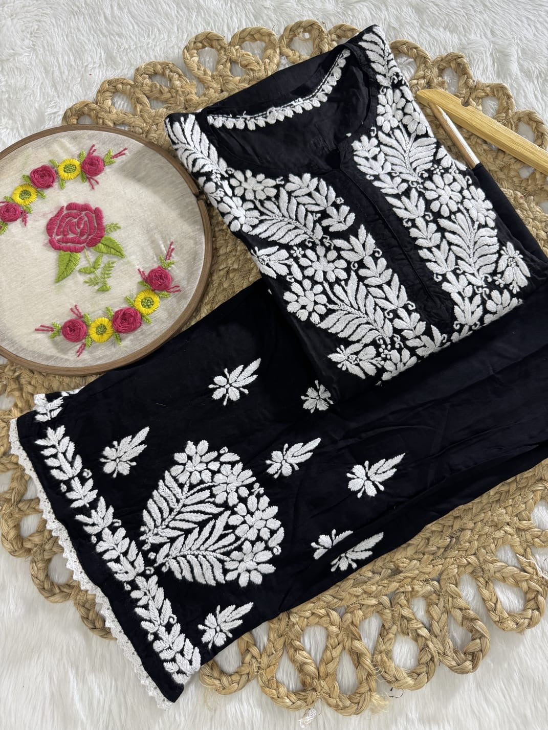 Qureshiya Less Crafted Modal Pure Cotton Set