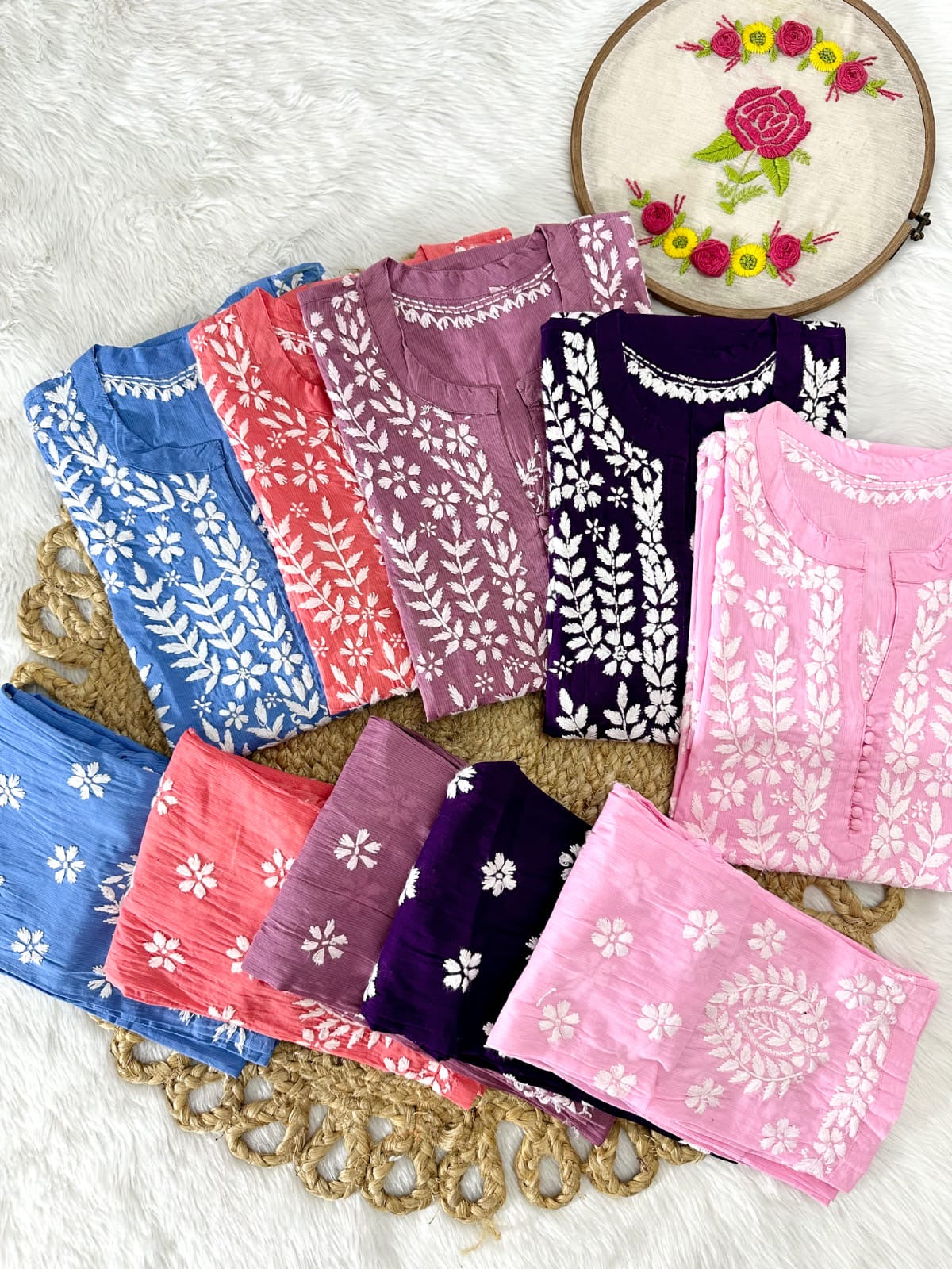 Premium Cotton Short Kurti & Pant