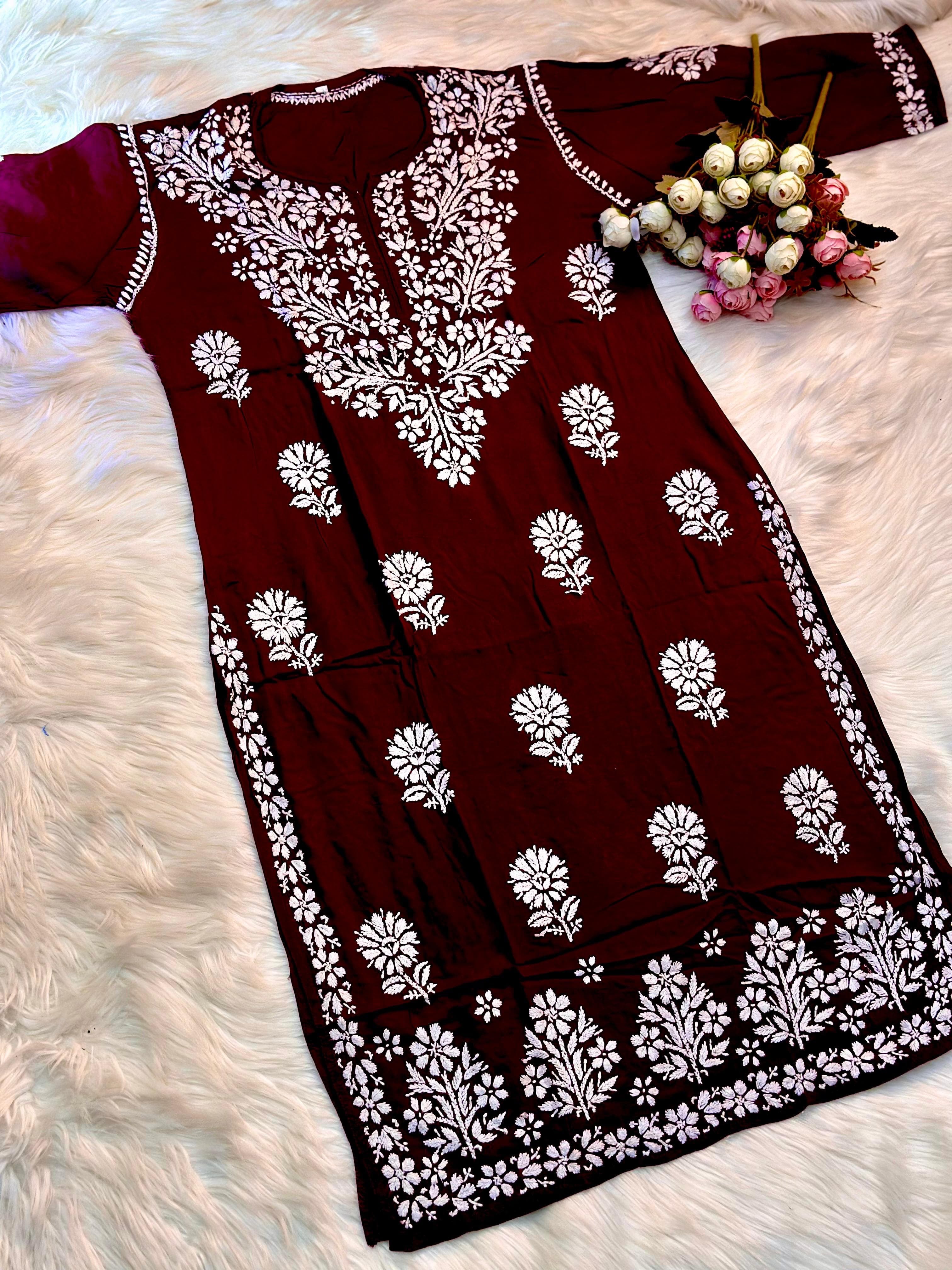 Heavy Modal Kurta with Flower buti
