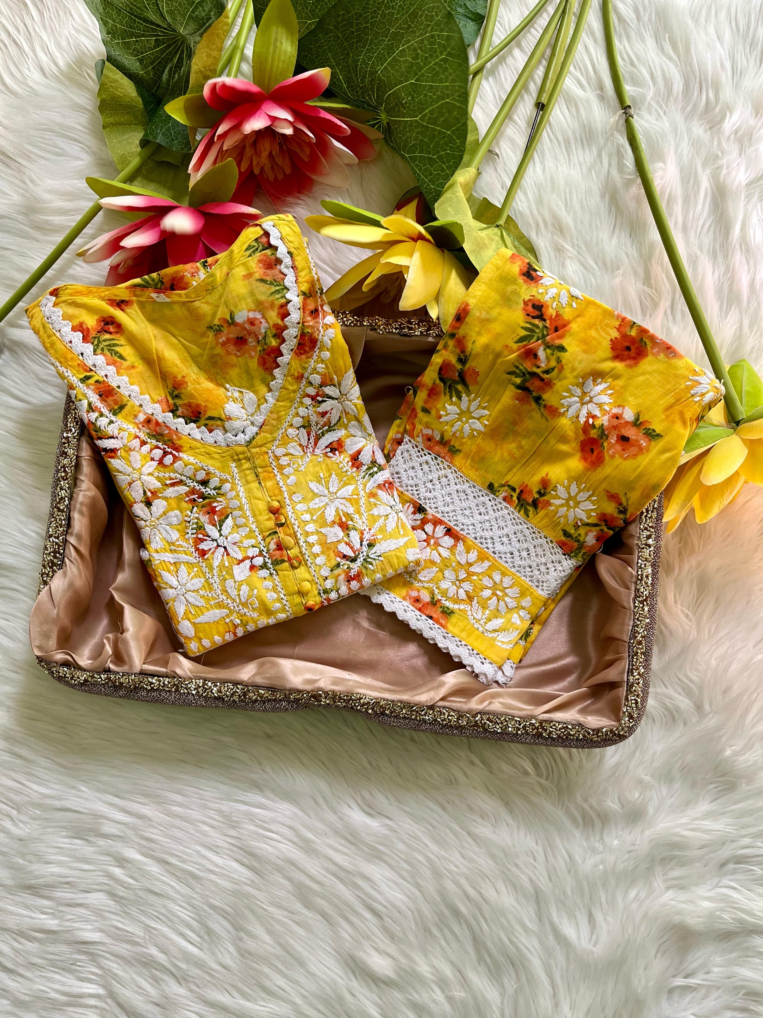 Ayaat Mul Gown combo Hand embroidered