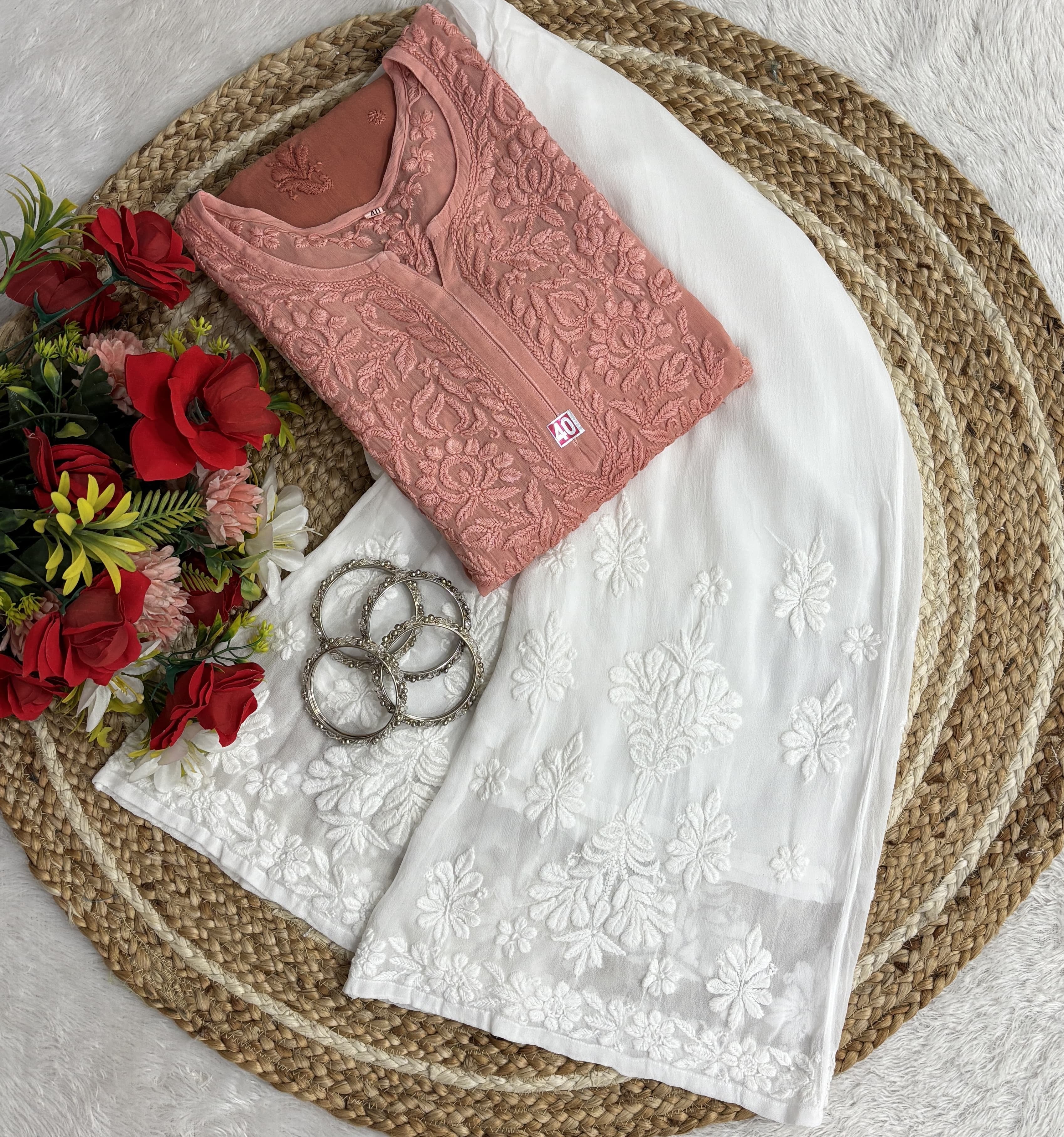 Viscose Kurti 70 Gram Anchor Thread 3D Work & Viscose Piazo Anchor Thread