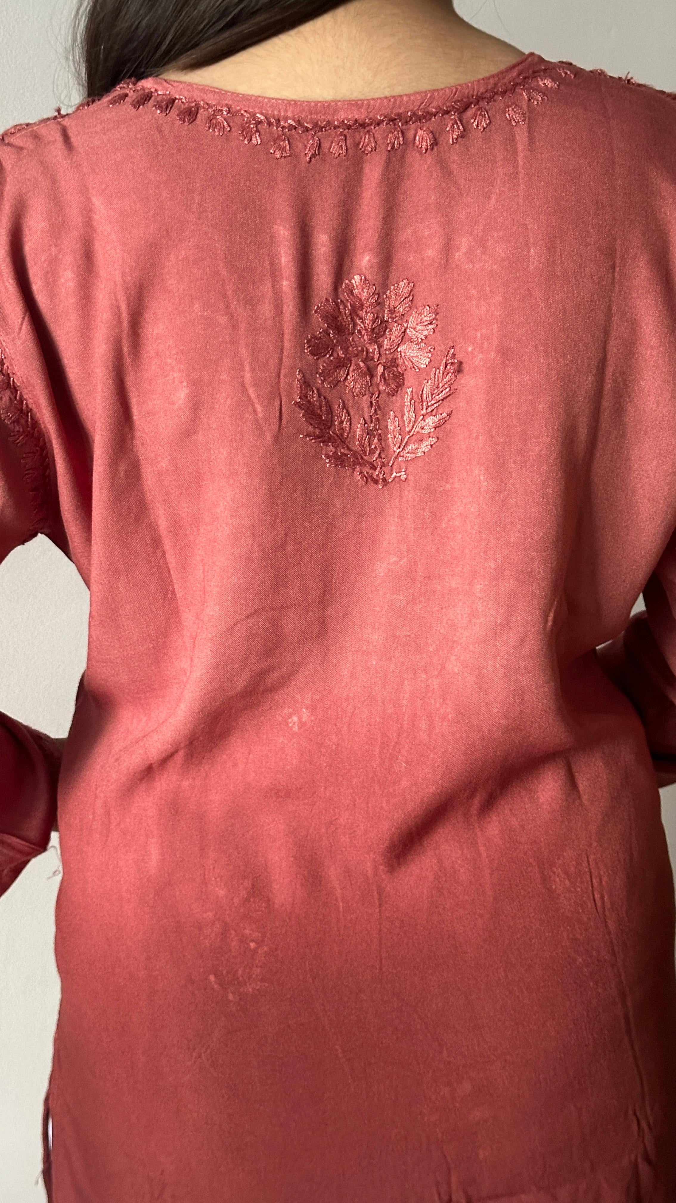 Light weight Ombre Dyed Rayon Short Tops