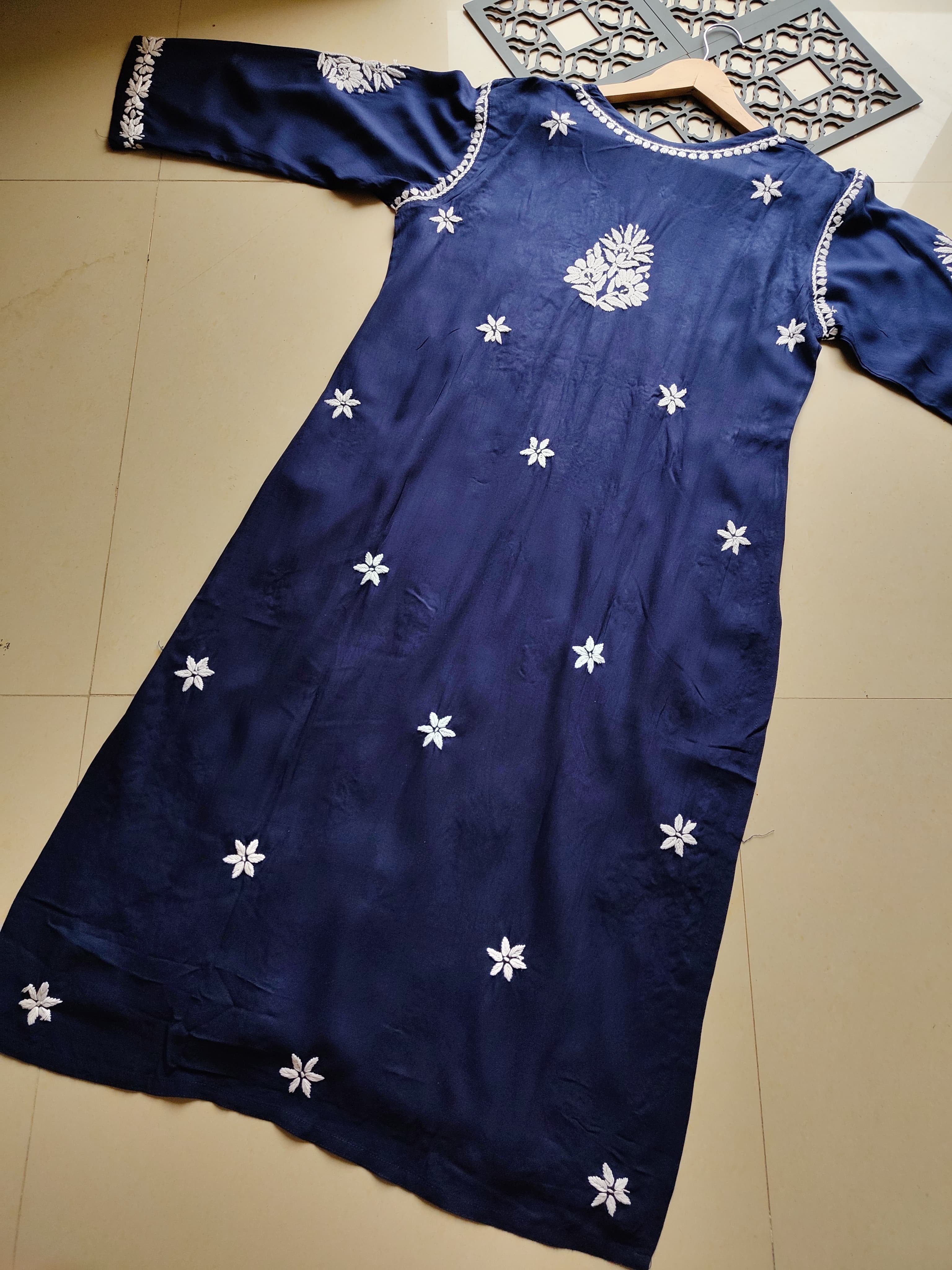 Fancy Rayon Kurta with heavy work