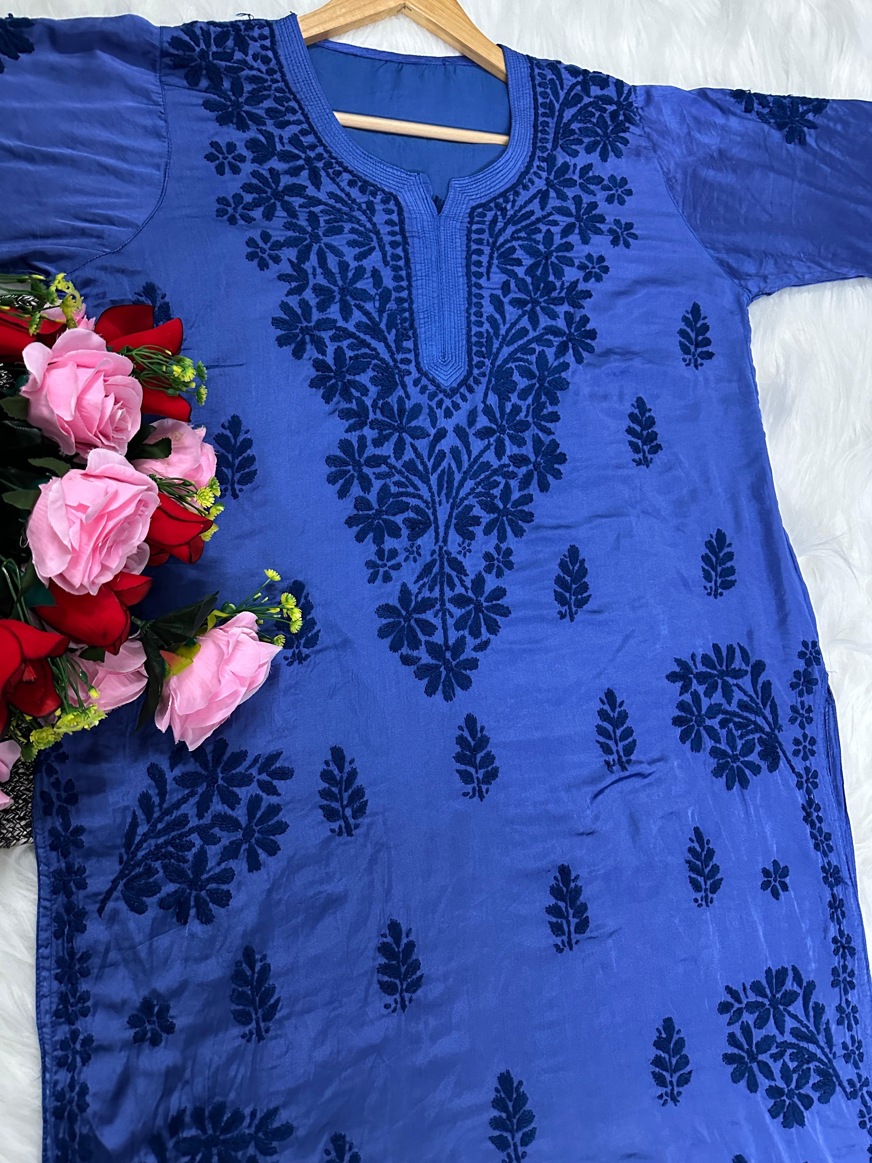 Modal Sikh Embroidery kurtas