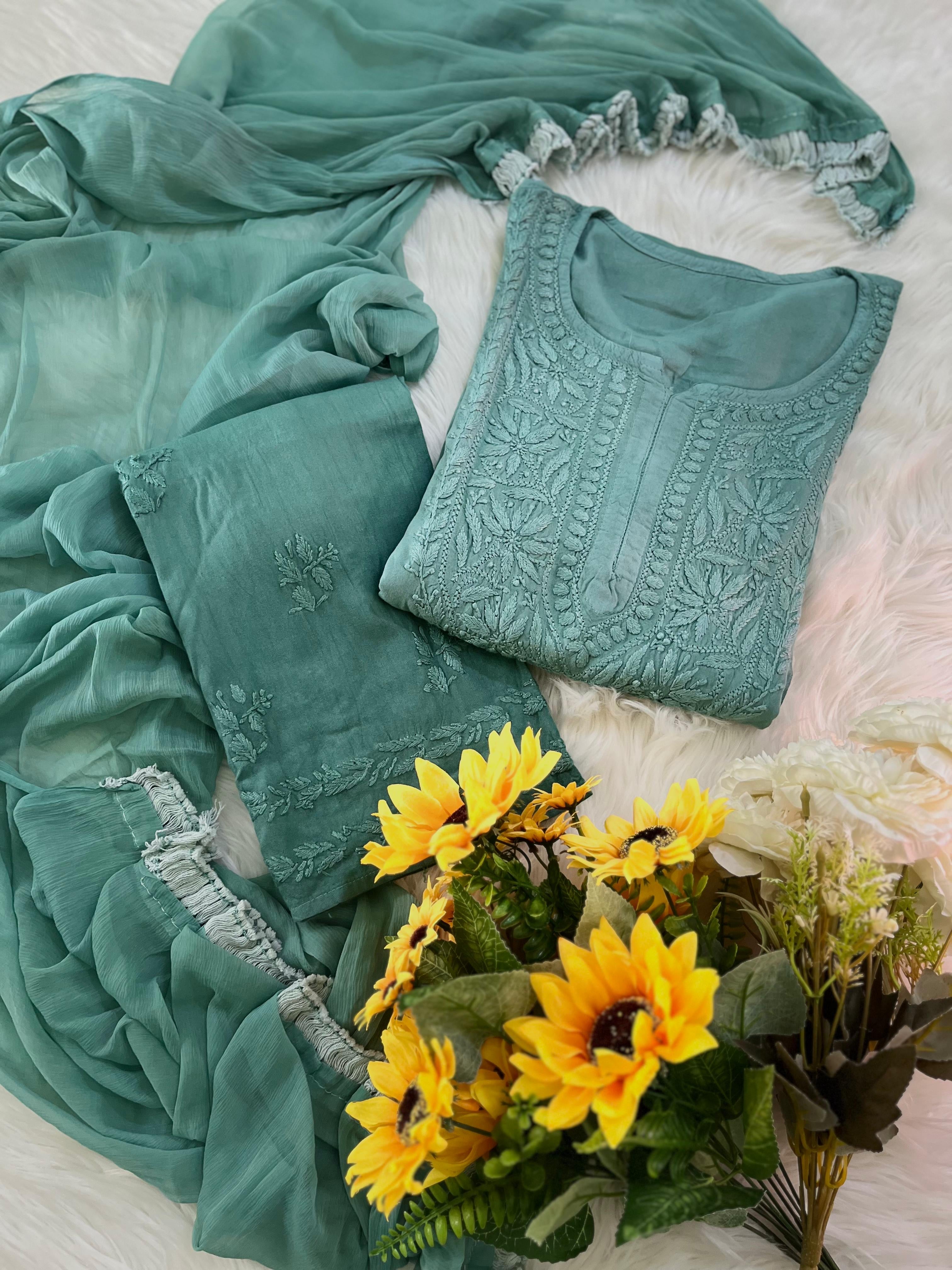 Rangrez 3pc Ombre Soft Crafted Designer Set