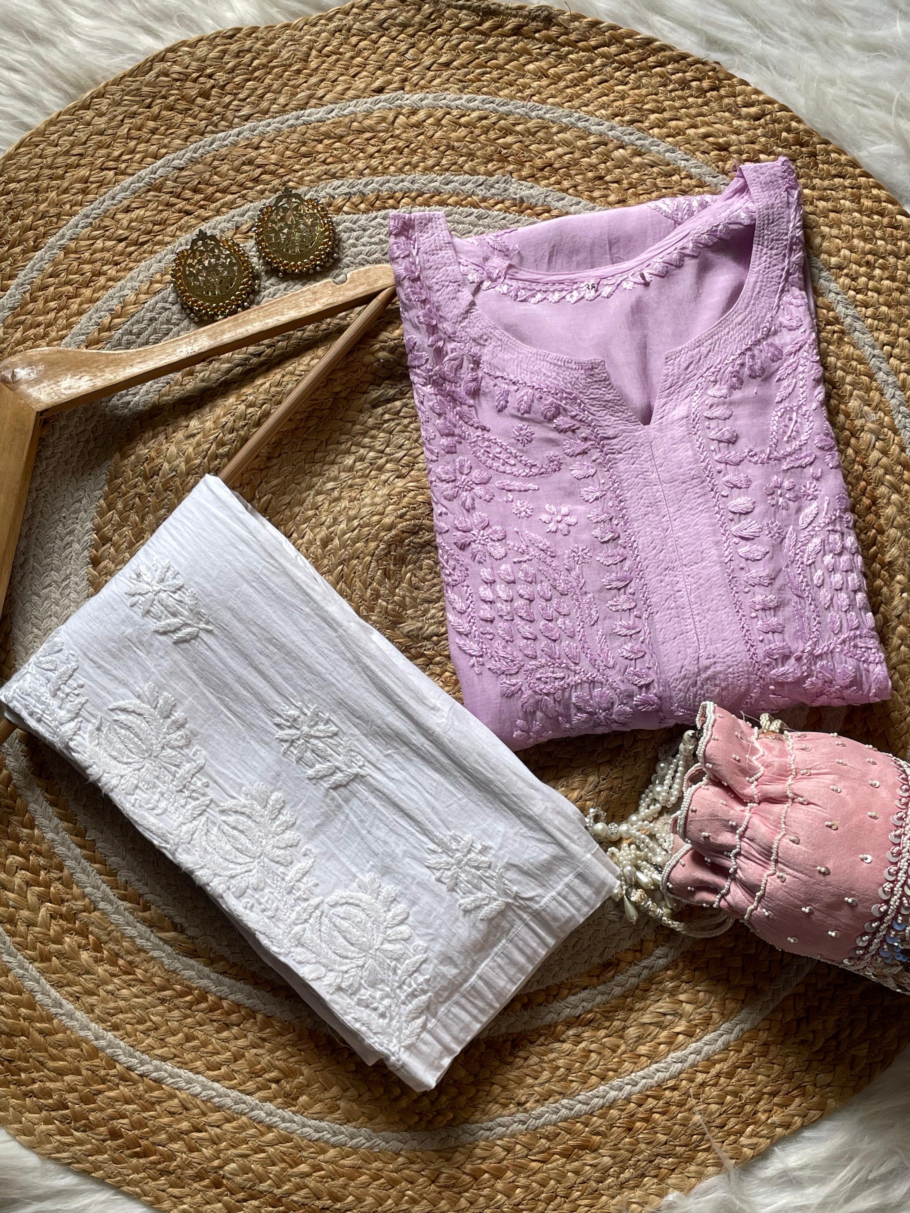 Heavy 3d Muslin butter soft fancy kurta