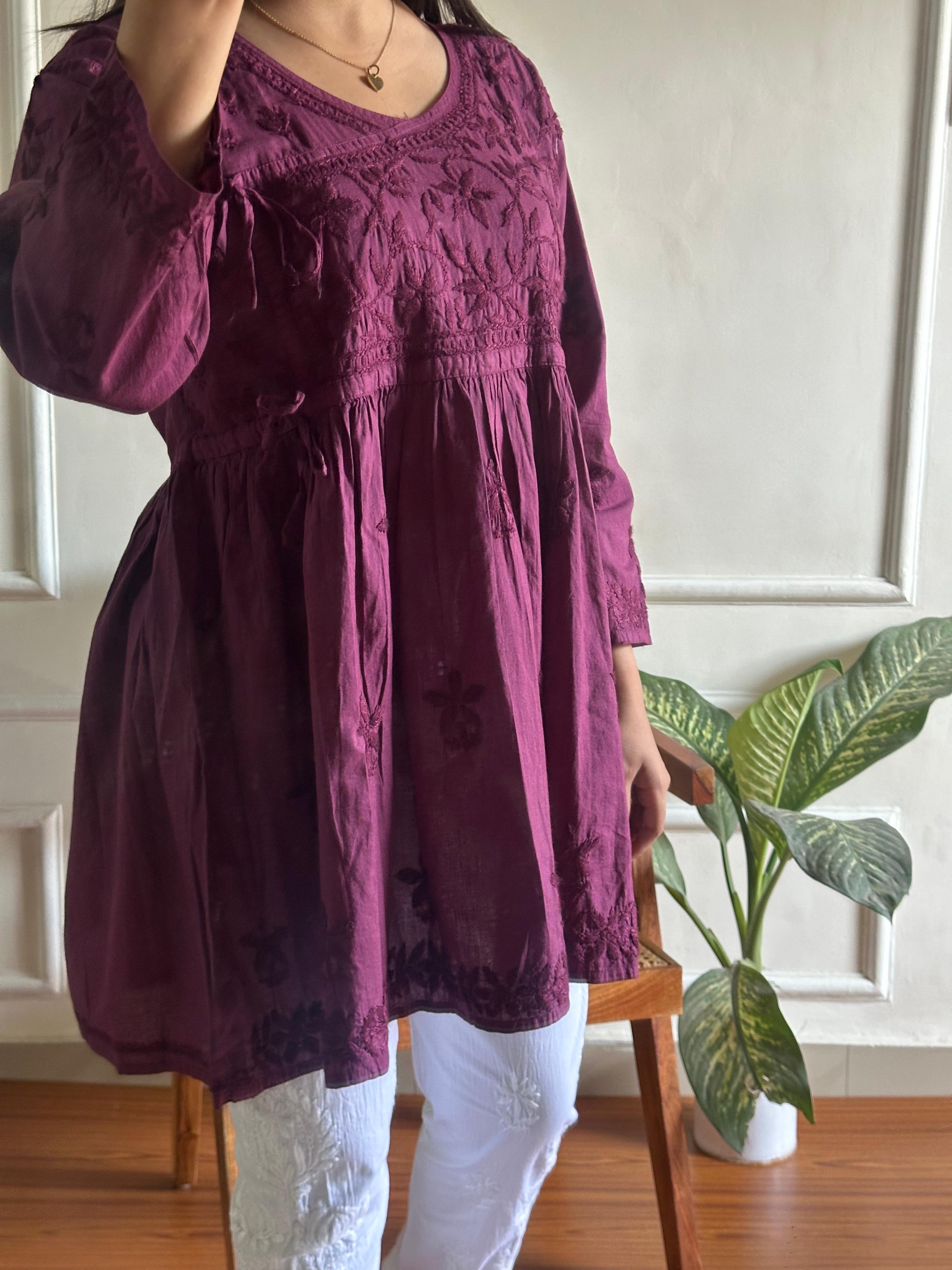 Mul cotton Short Top with adjustable Doori