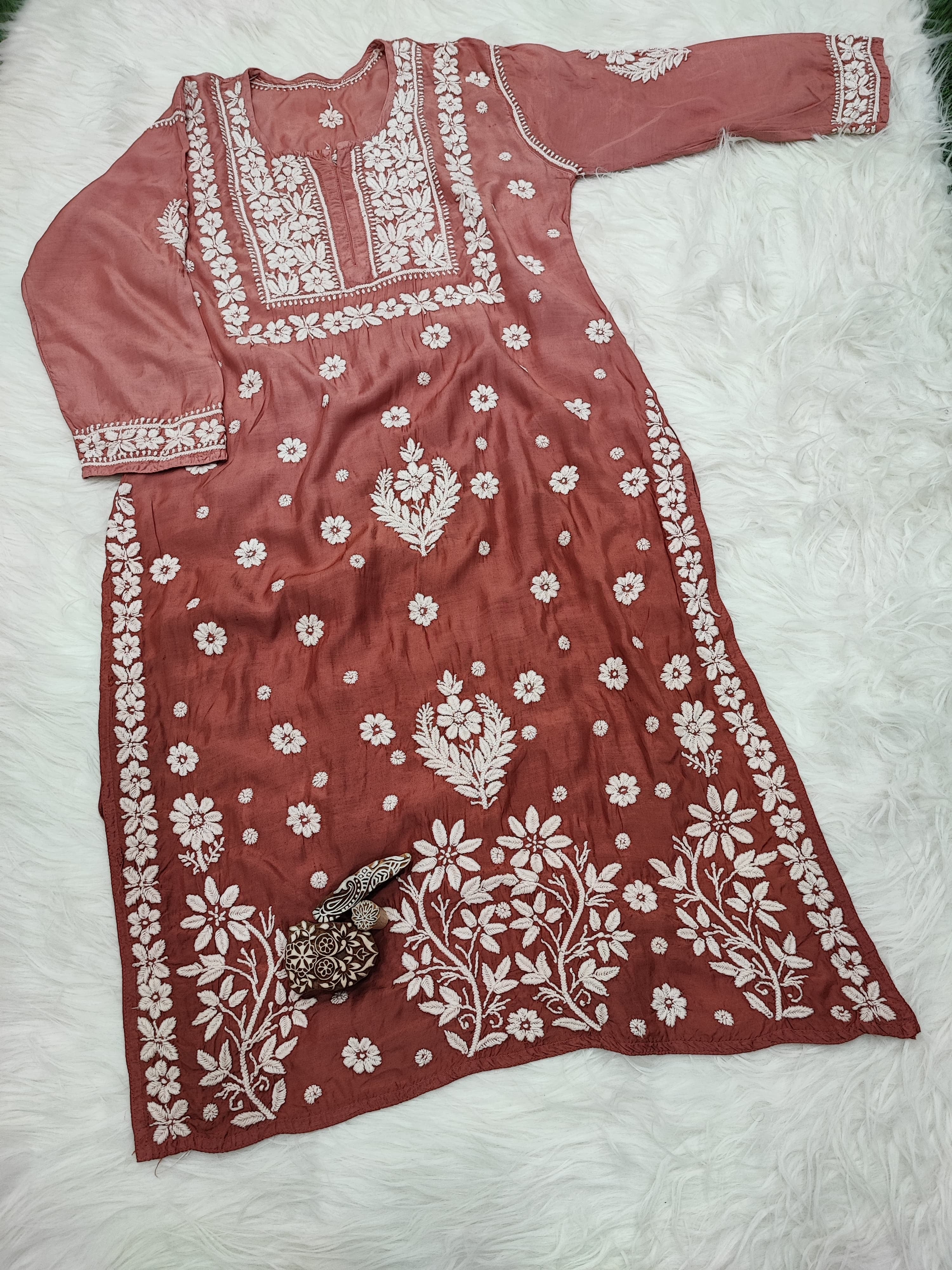 Soft Maslin Trendy Handcrafted kurta
