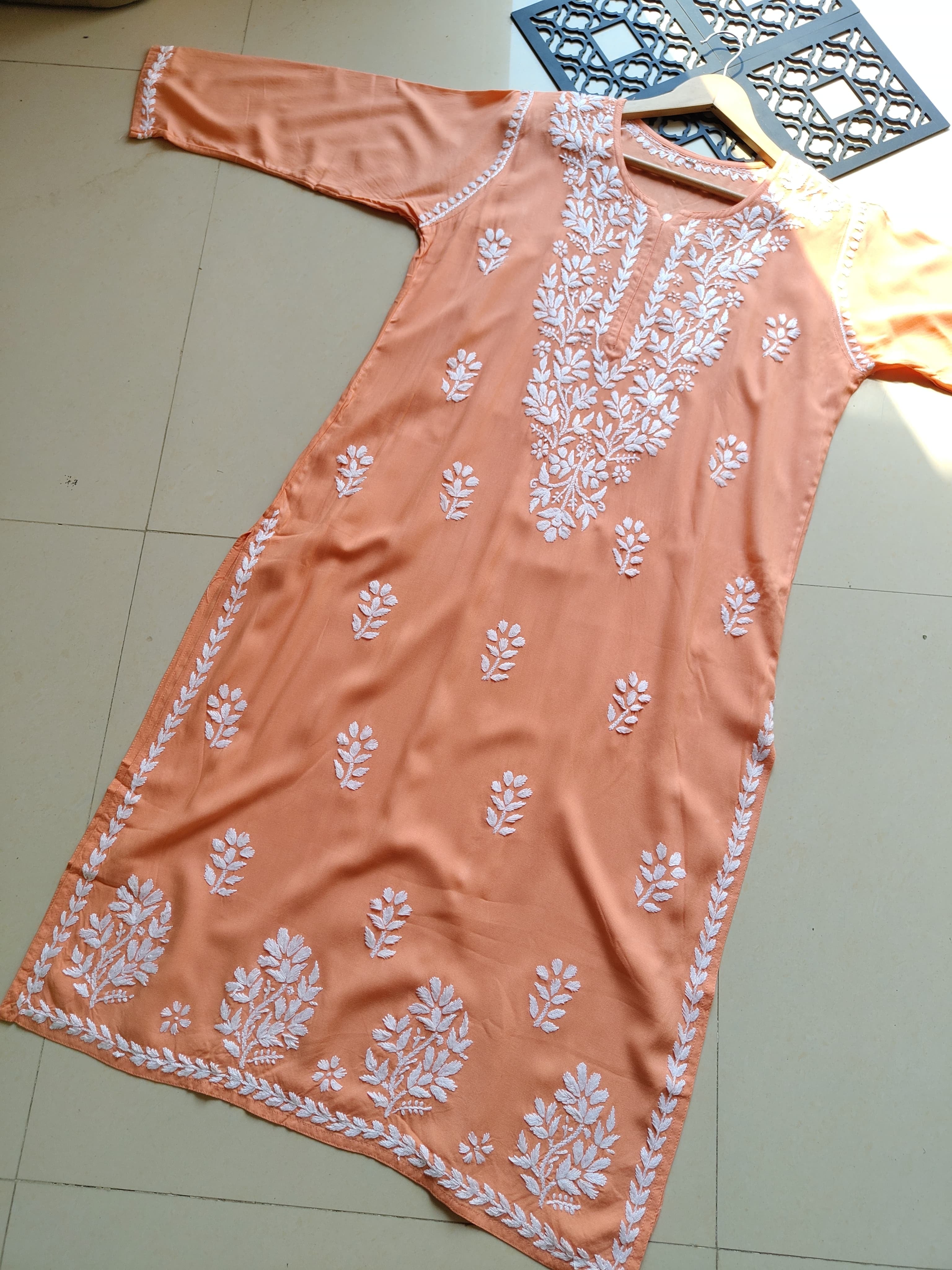 Pastel Shade Rayon Long Cool Kurtas