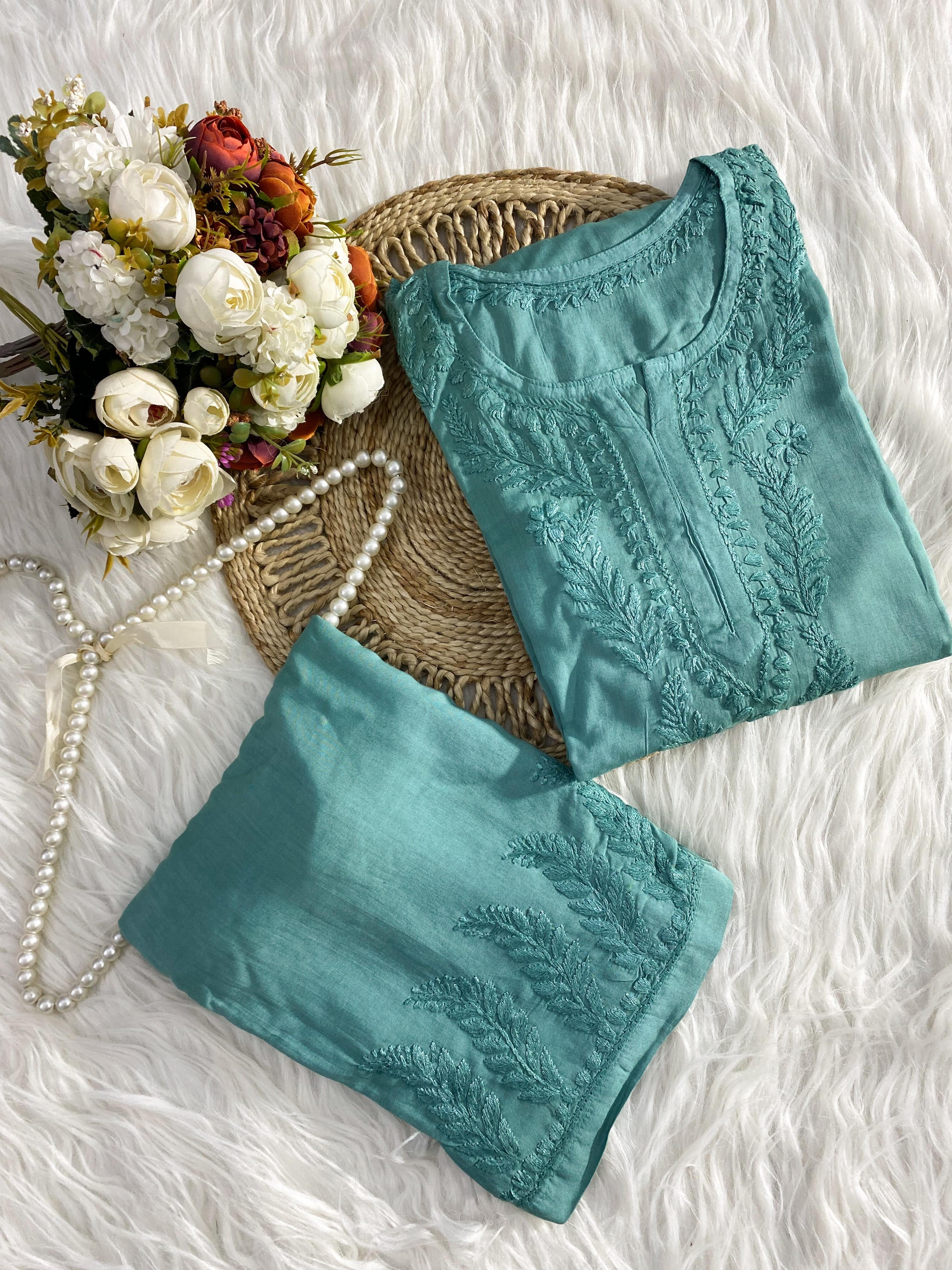 Modal Co-ord butter soft crafted Set