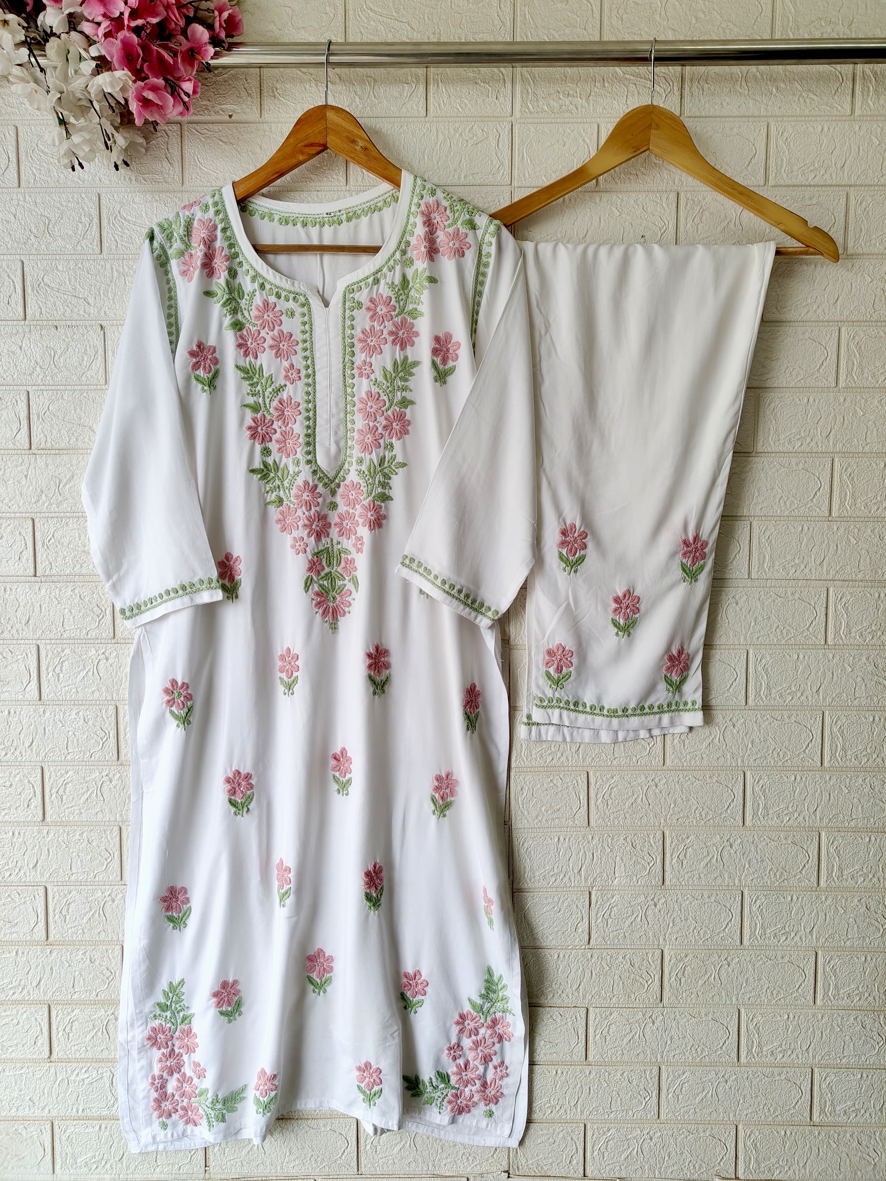 Dual Thread Modal soft Kurta with Plazzo