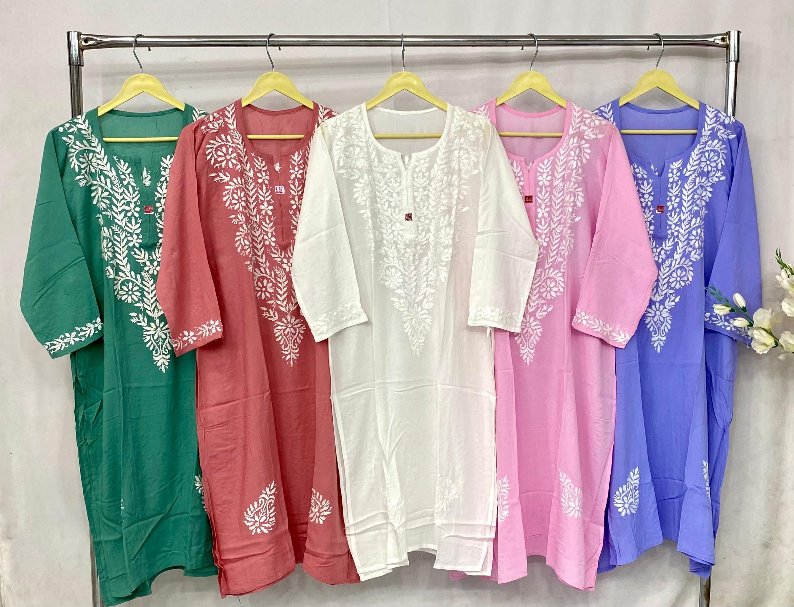 Kashmiri Style Modal cotton kurta
