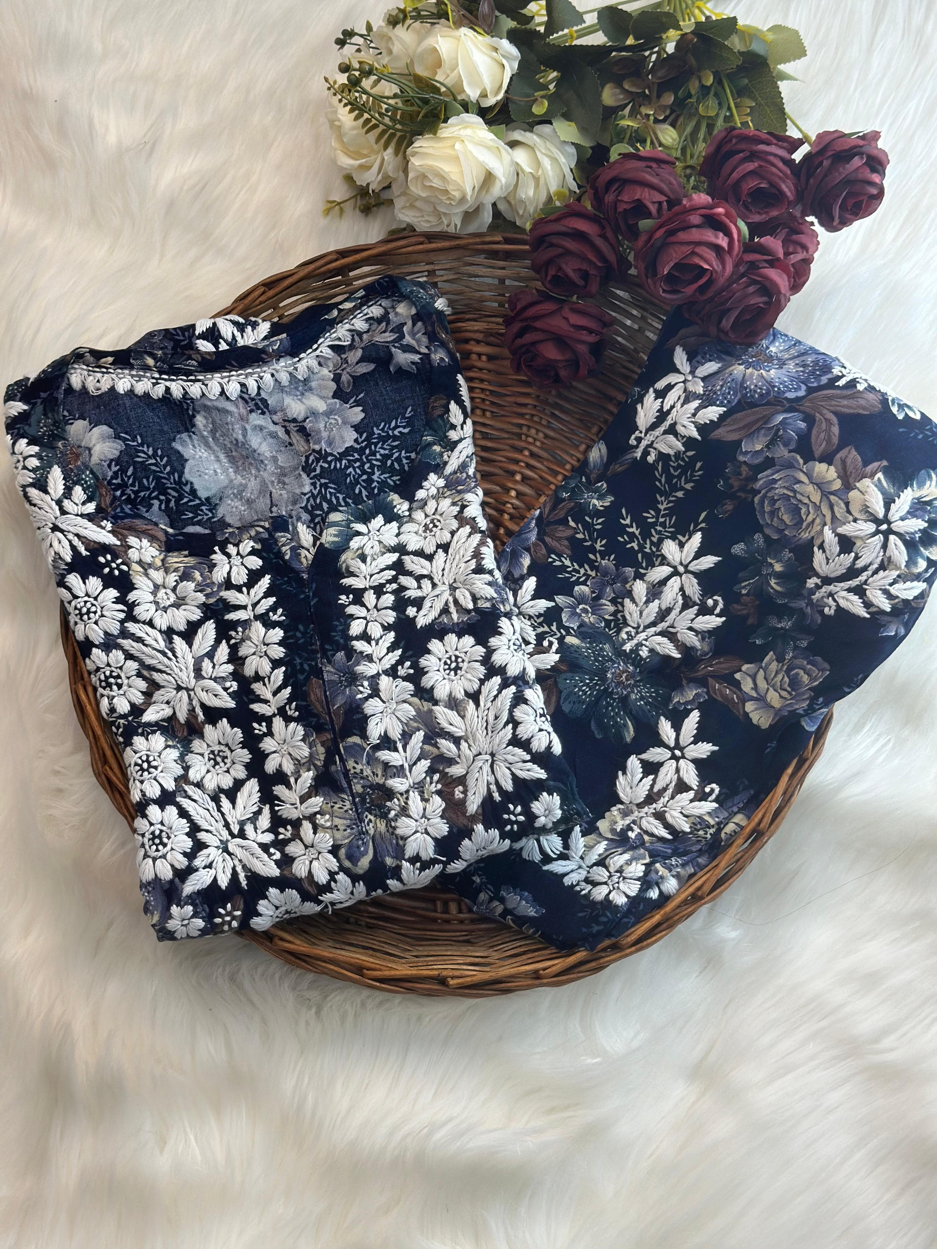 Printed Rayon cord set in 4 beautiful prints