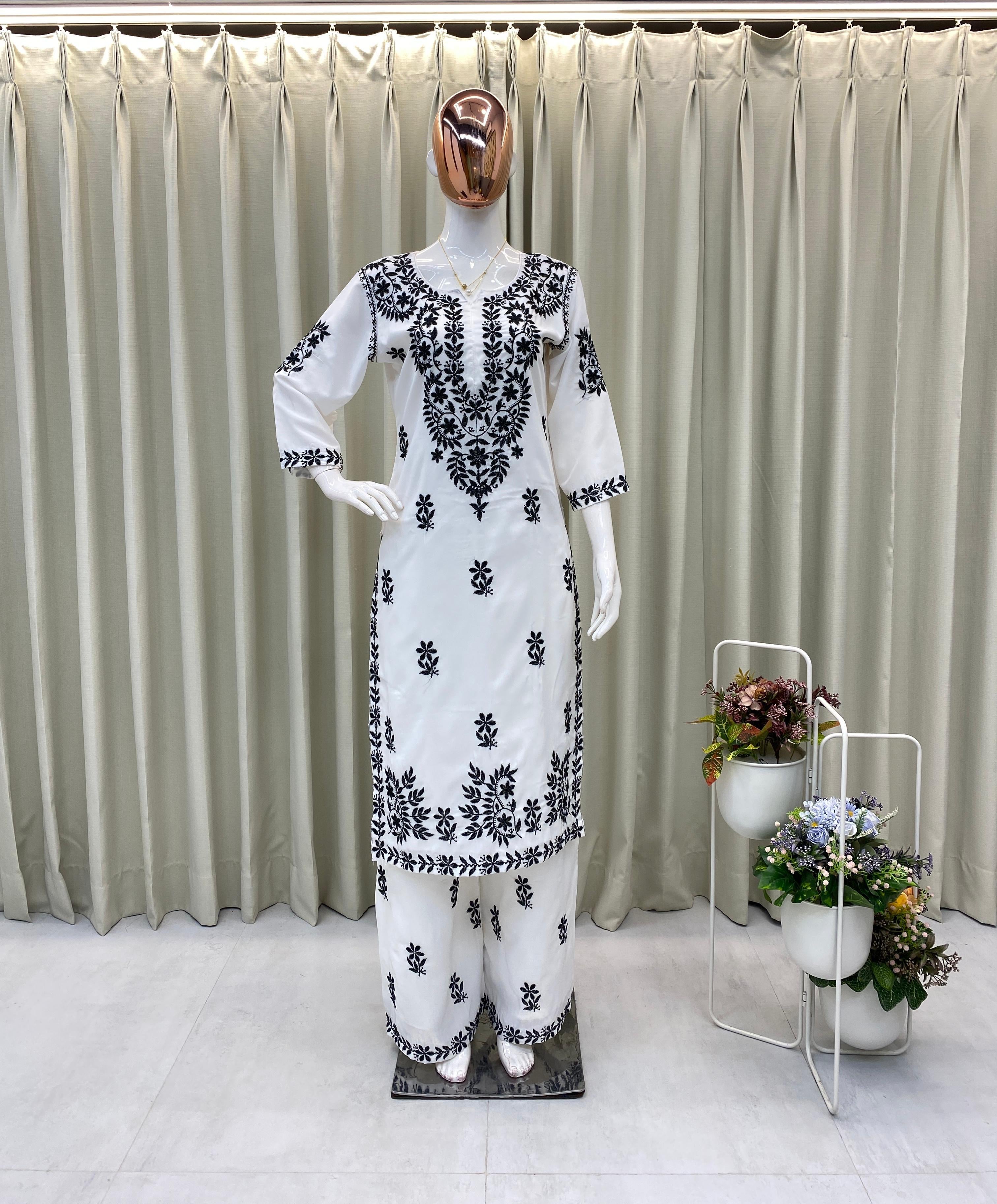 Black & White Muslin Combo