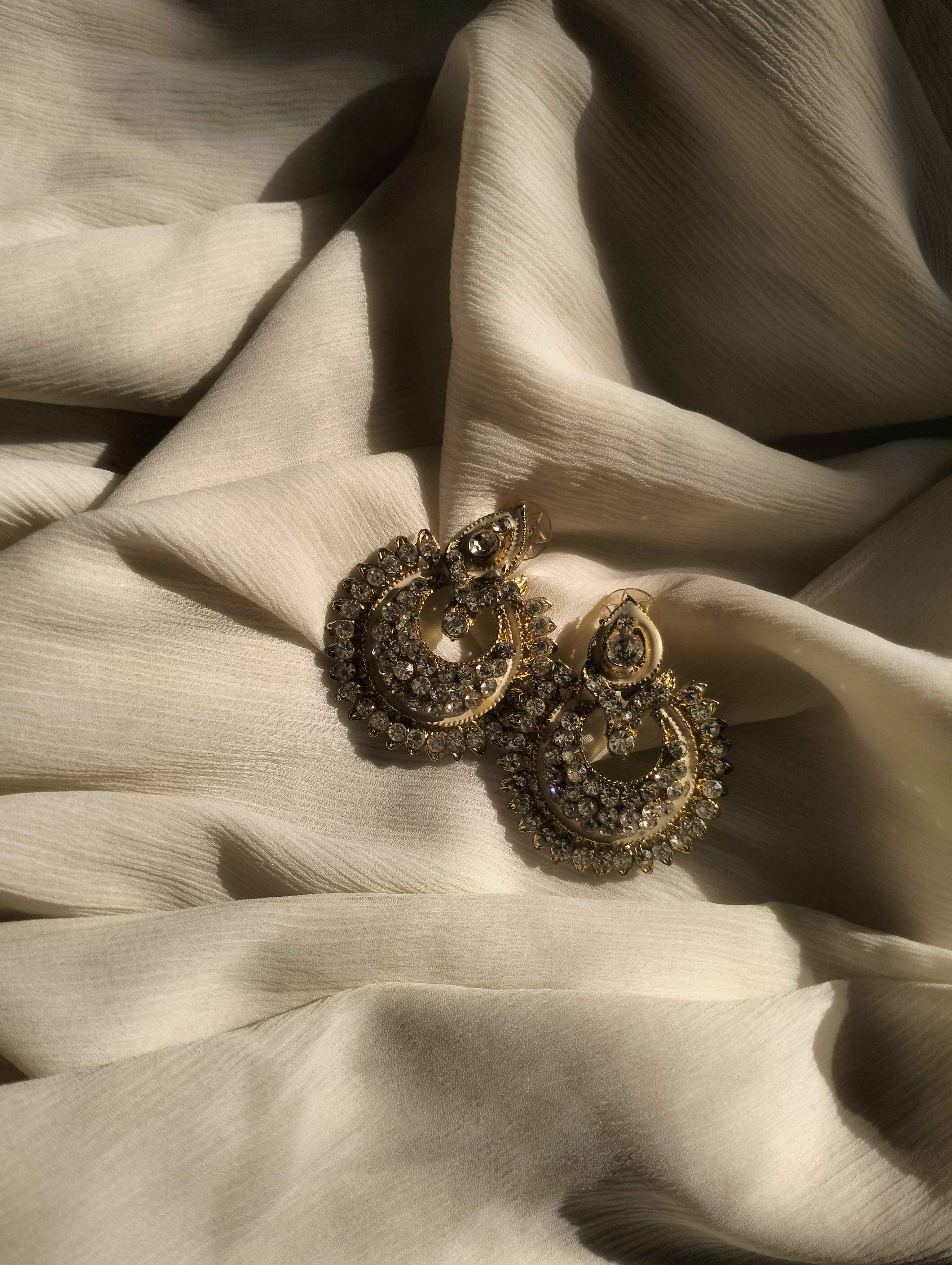 Sitara Studs - Minimal Pearl Drop Earrings