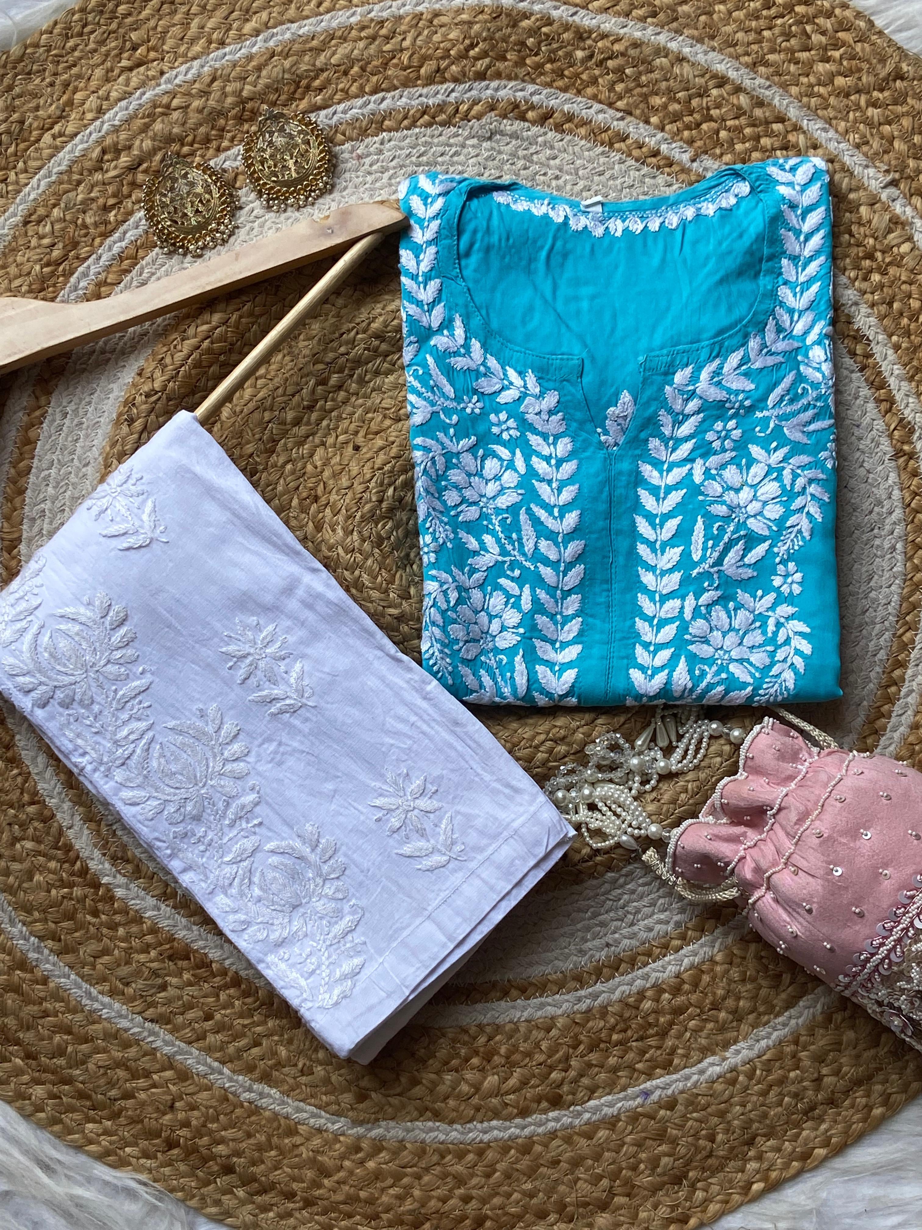 Anaya Heavy Work Modal Pure Cotton Kurta