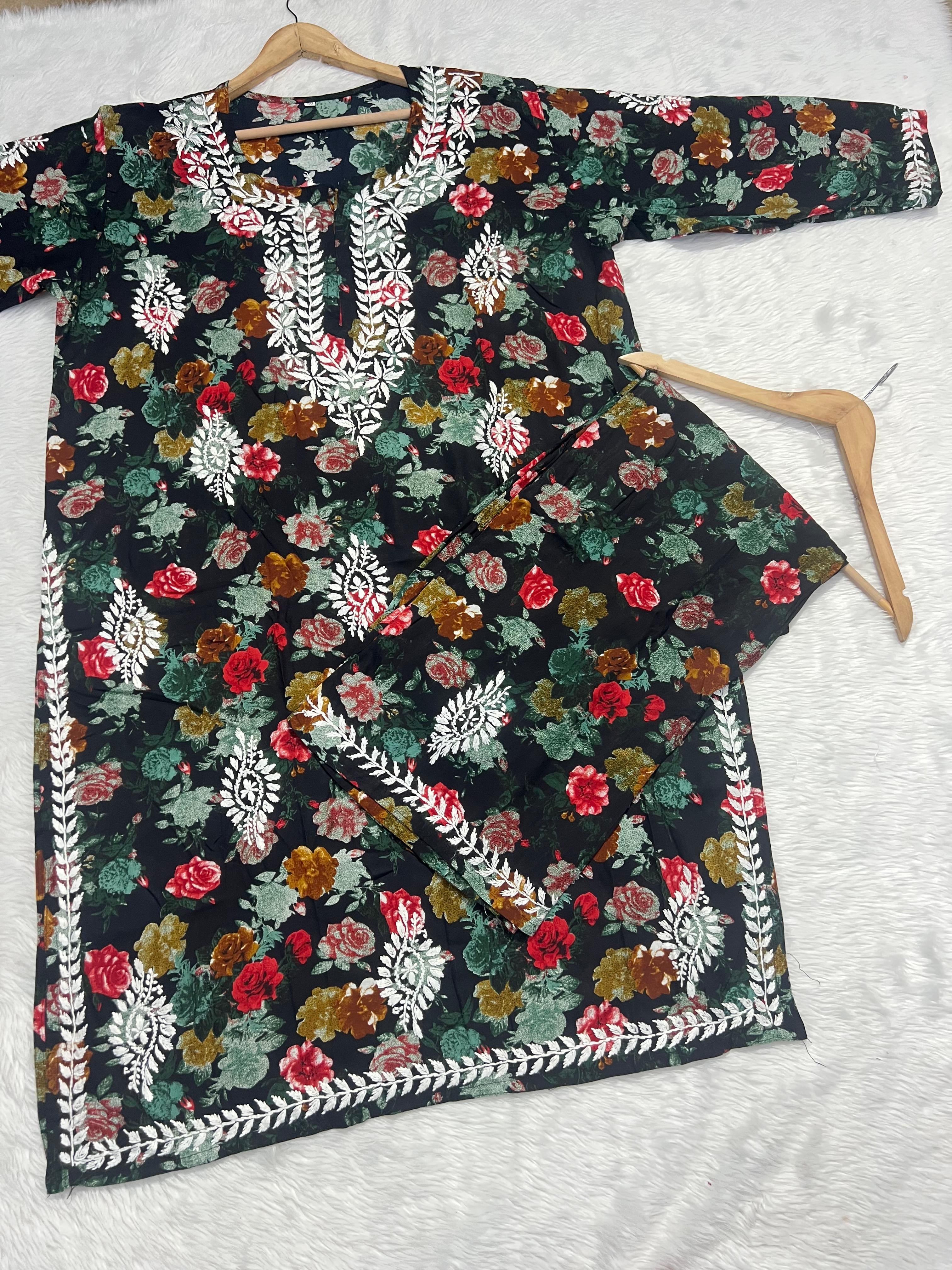 Floral Printed Big Buta Mul combo