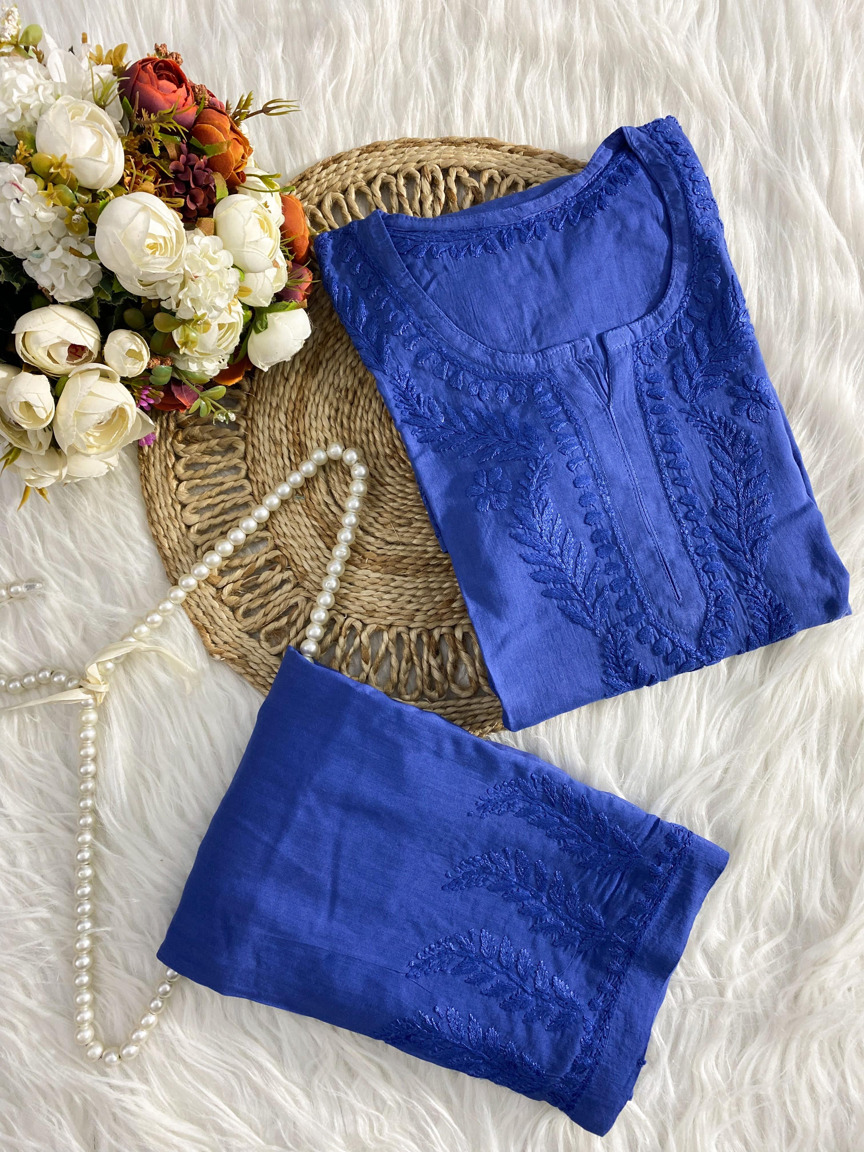 Modal Co-ord butter soft crafted Set