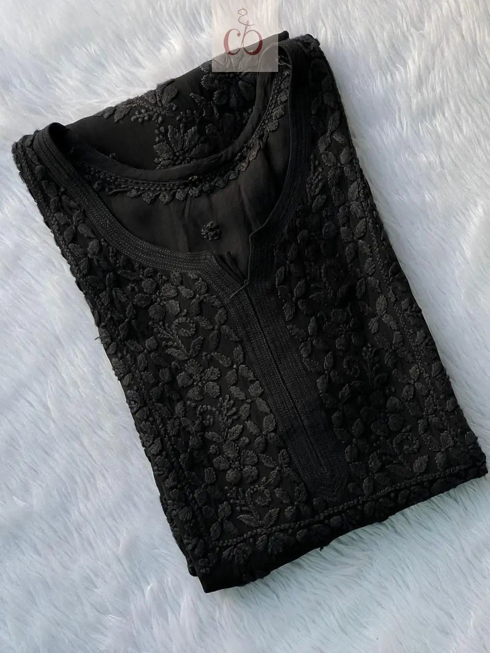 3D Luxe Viscose Kurta - chikankariofficial