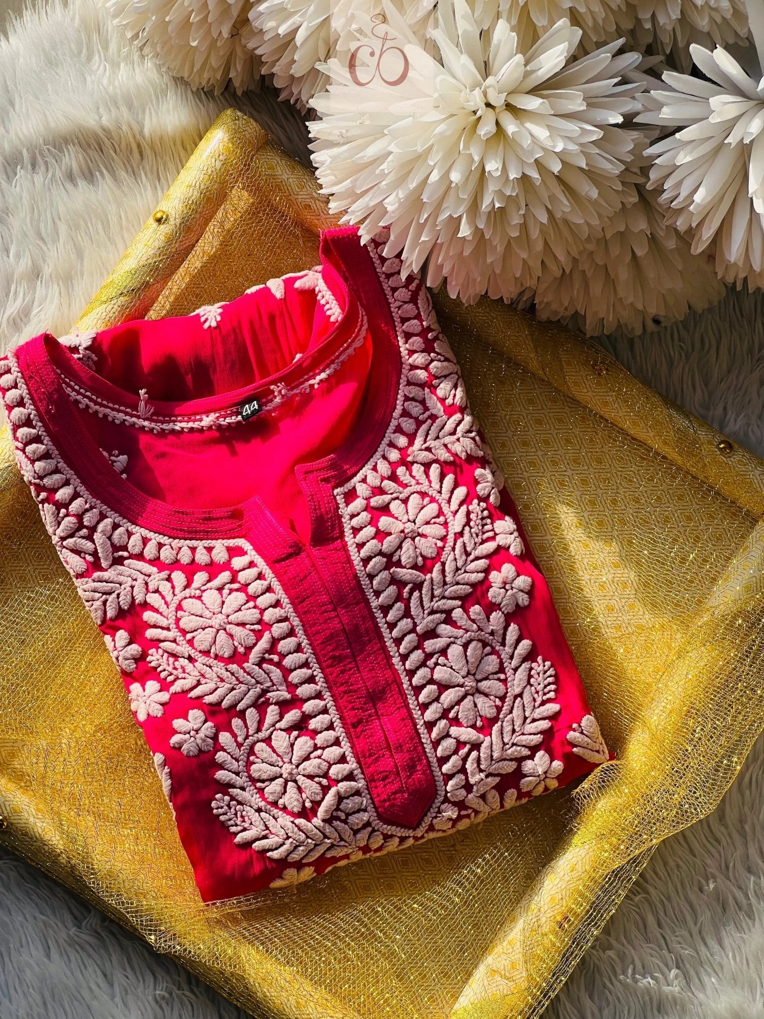 3d Viscose Kurti In Premium Edition - chikankariofficial