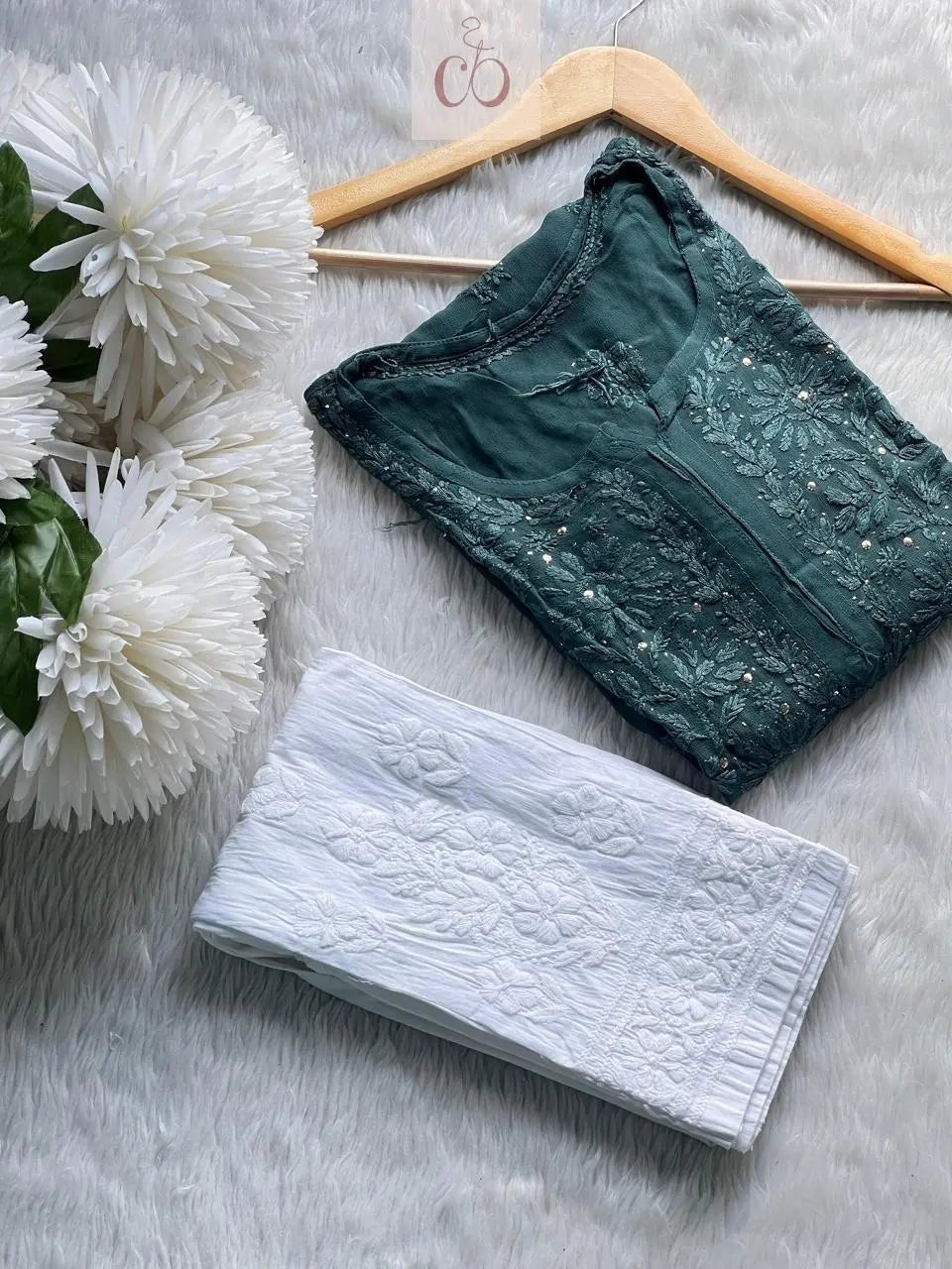 3D Viscose Premium Kurti - chikankariofficial