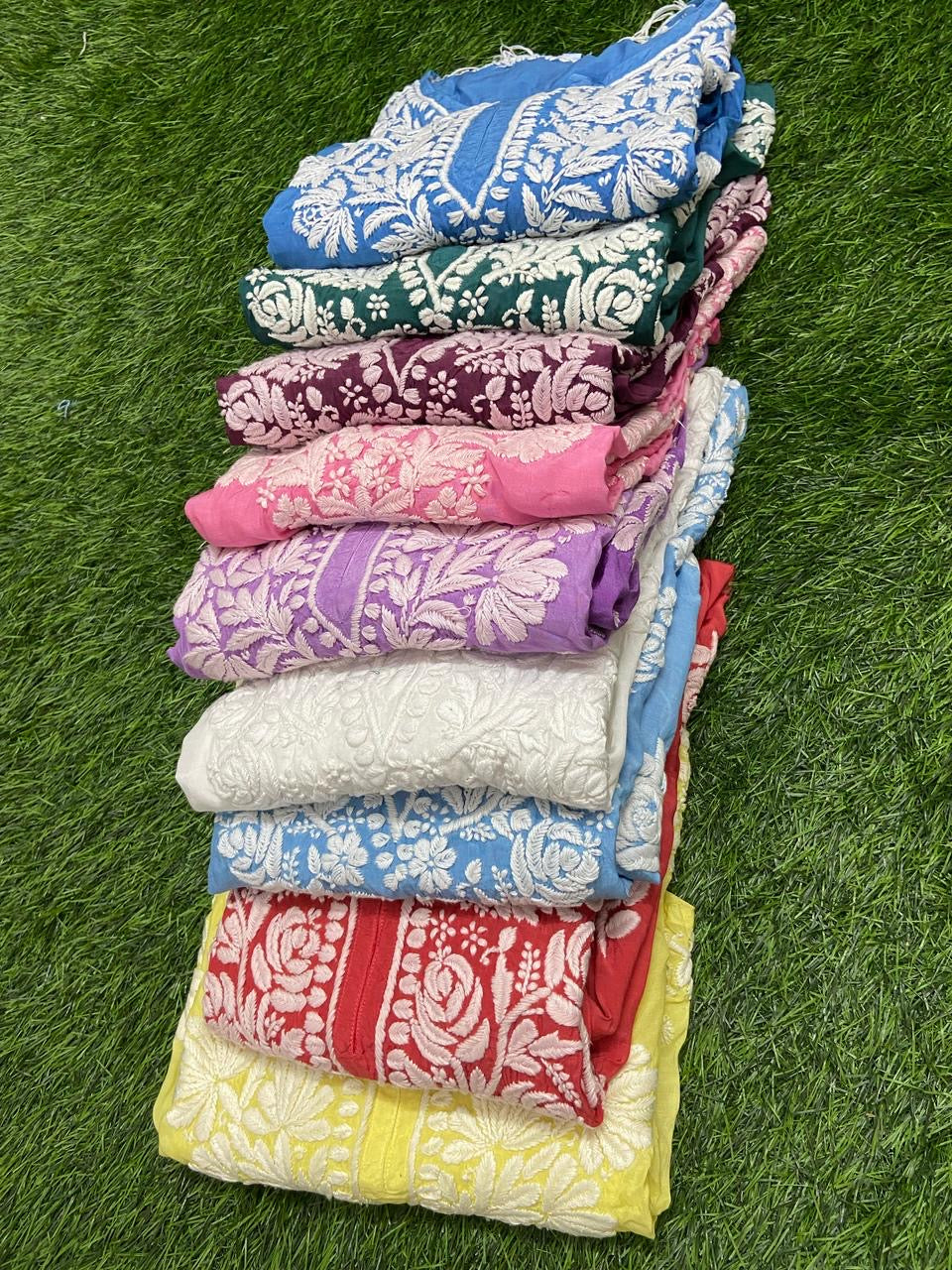 3d Base Work Fancy Kurti pure Masleen