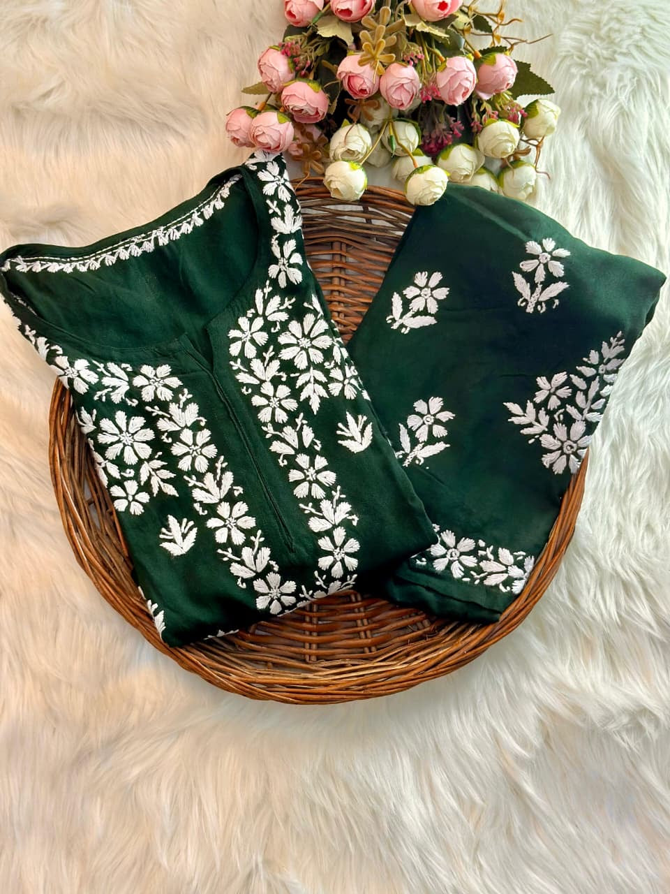 Big Embroidery duo Plazzo Kurta set