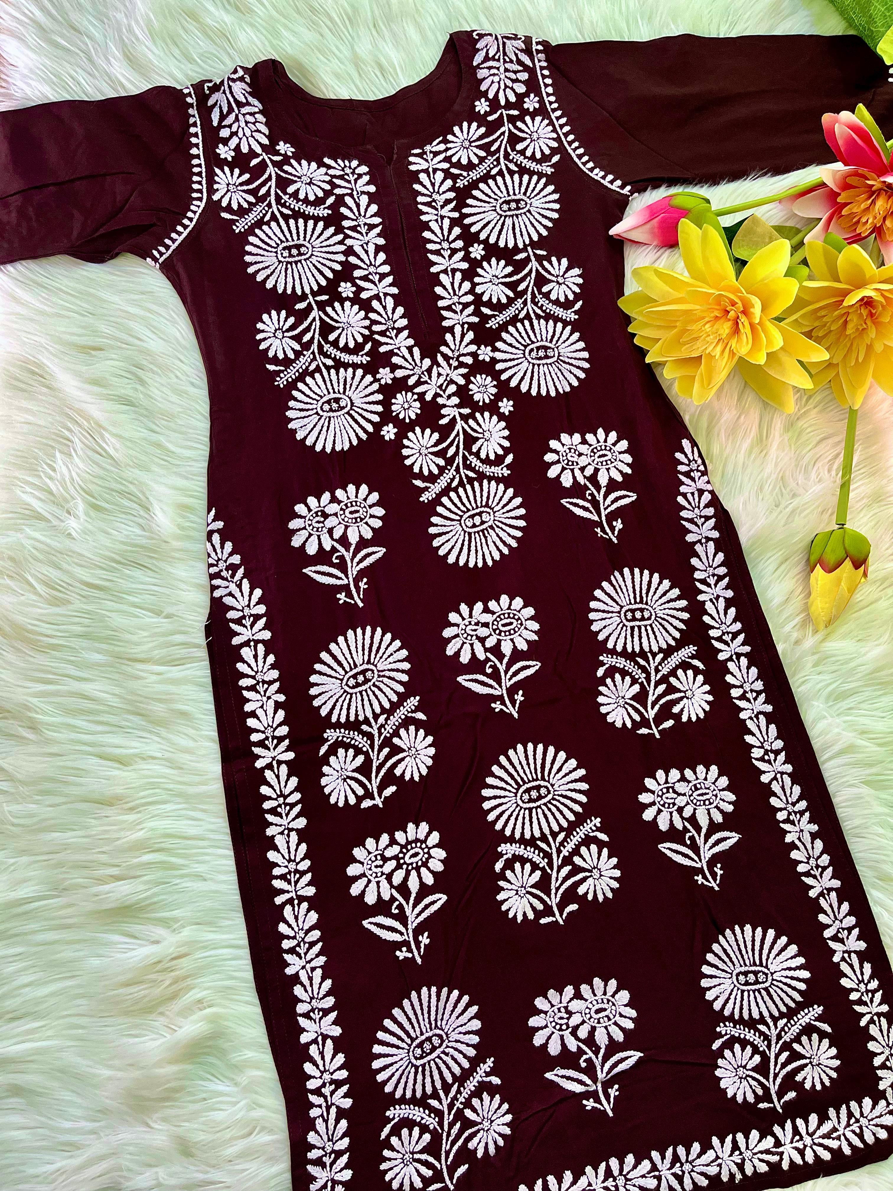 Anaya Big Buta hand Work kurta combo