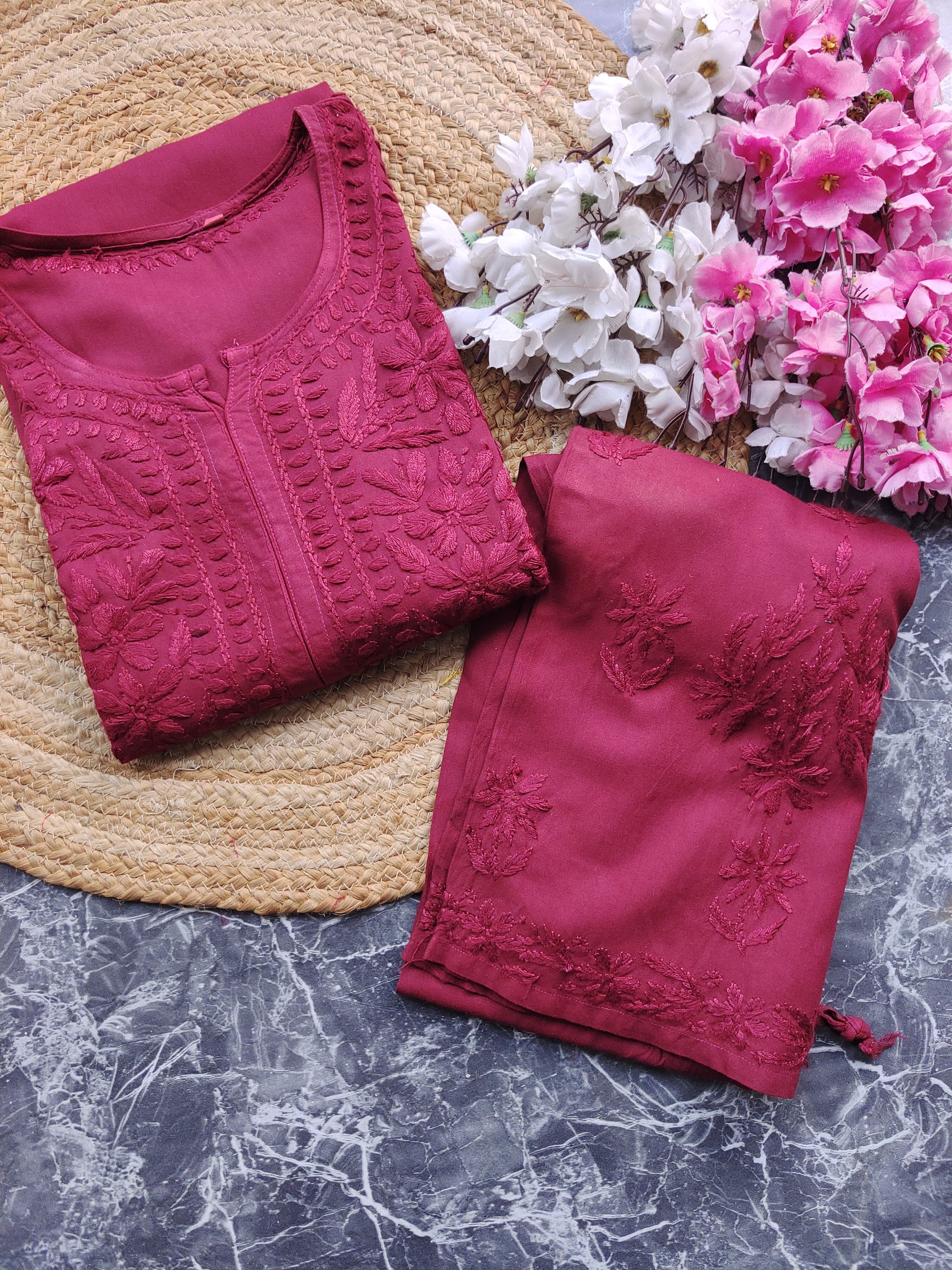Export Quality Rayon Dyed 3d Embroidery Set