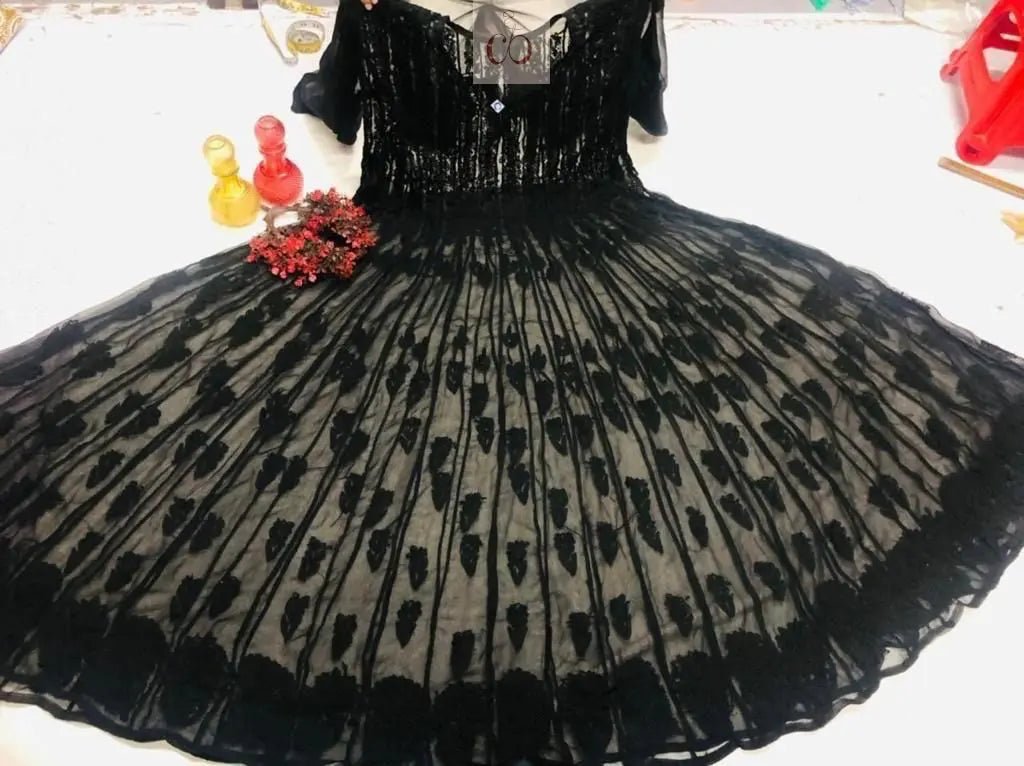 56 Kali Anarkali With A line inner