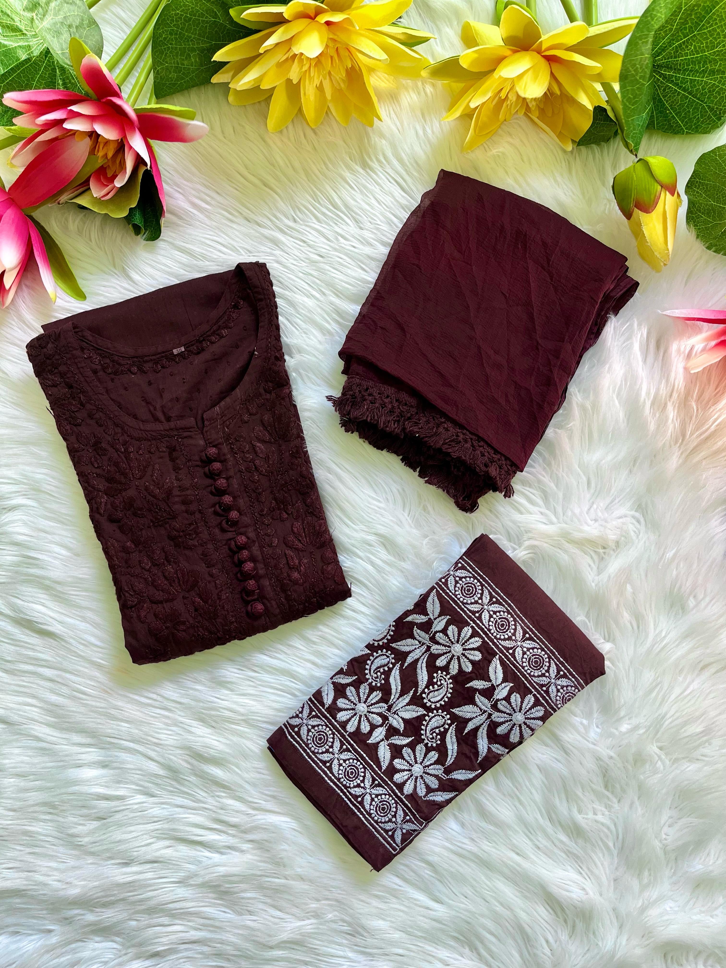 Noor Trendy Dobby Cotton 3pc Set