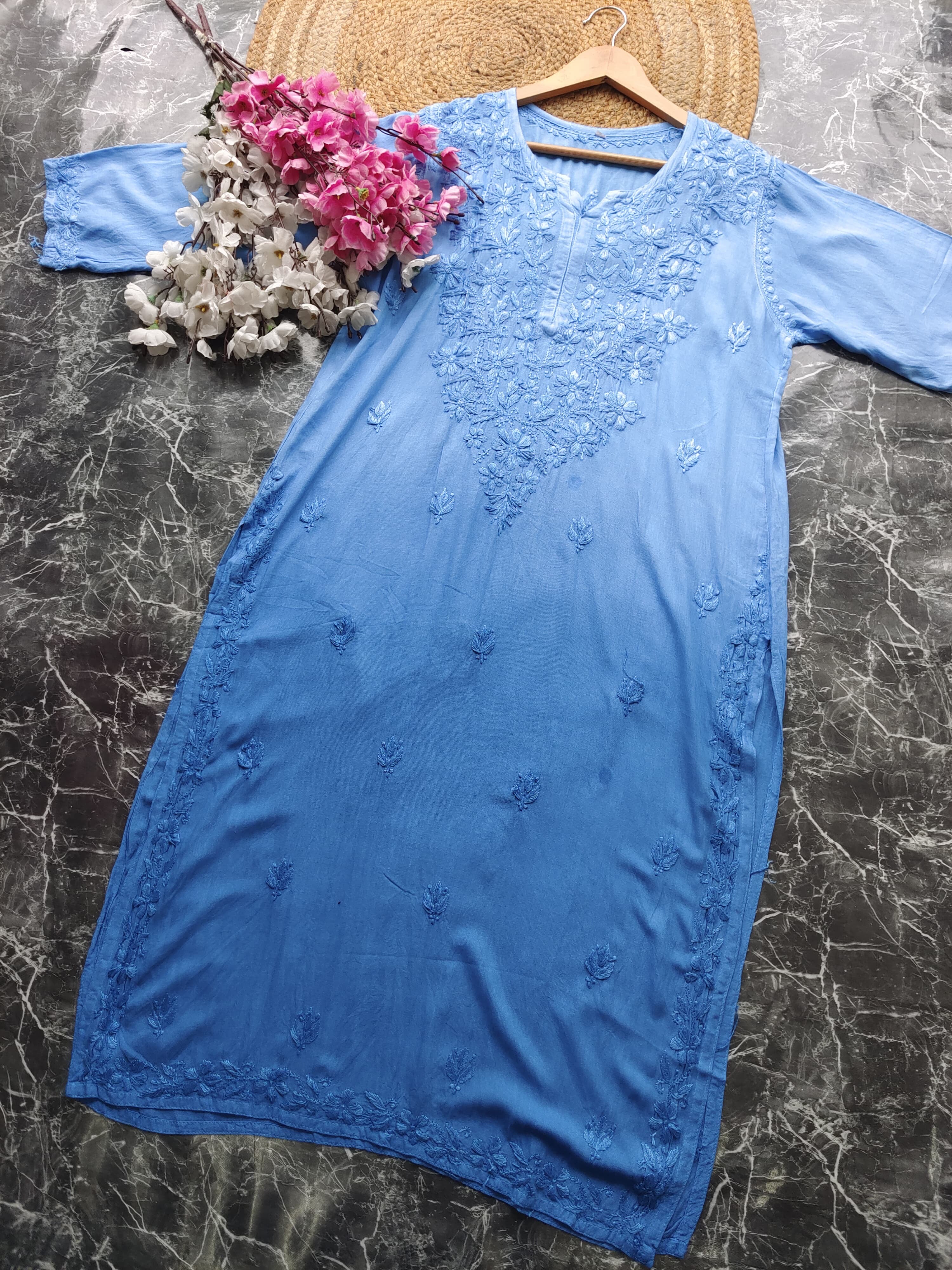 Soft Rayon Long All day wear Kurtis