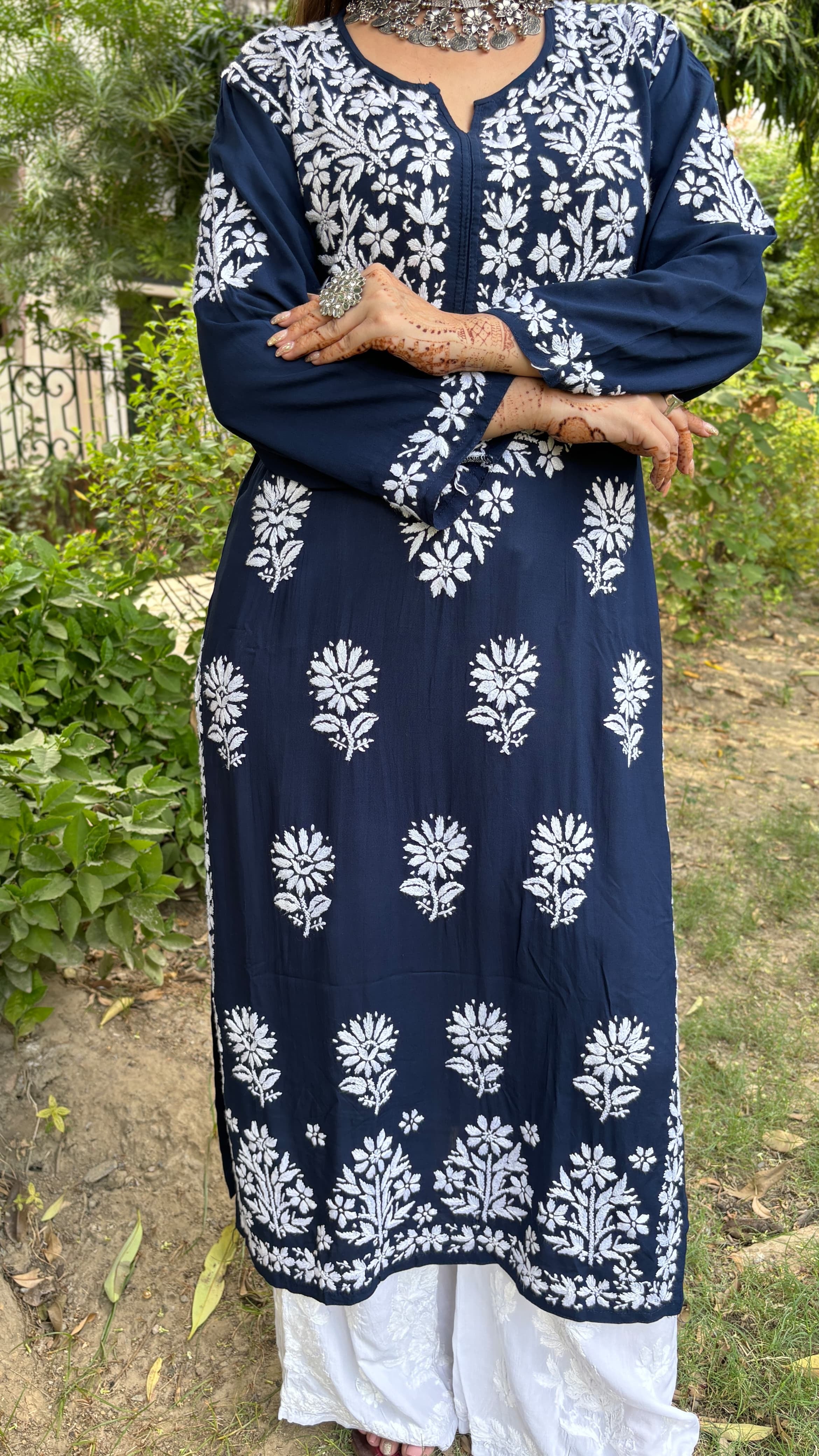 Heavy Modal Kurta with Flower buti