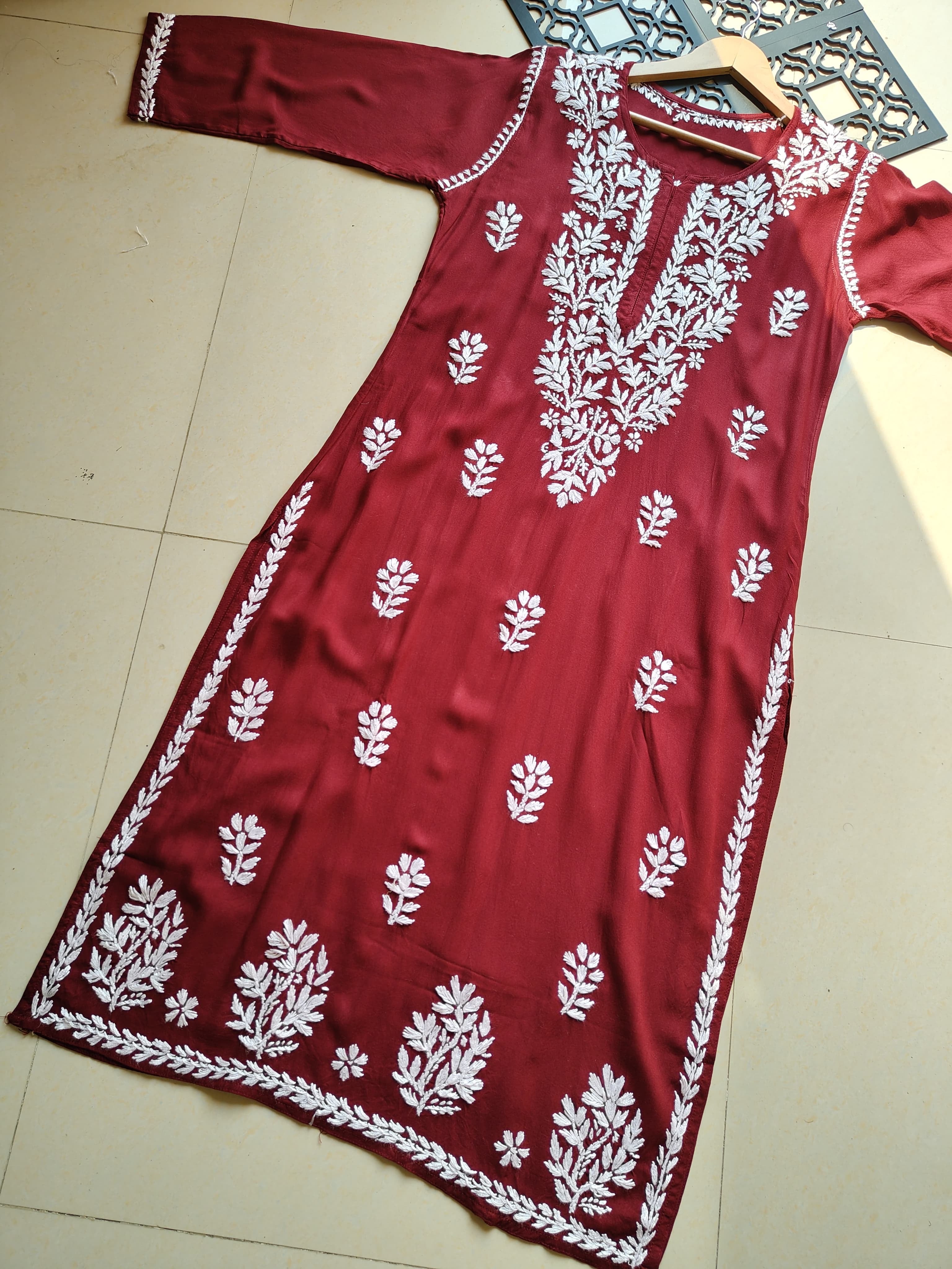 Pastel Shade Rayon Long Cool Kurtas