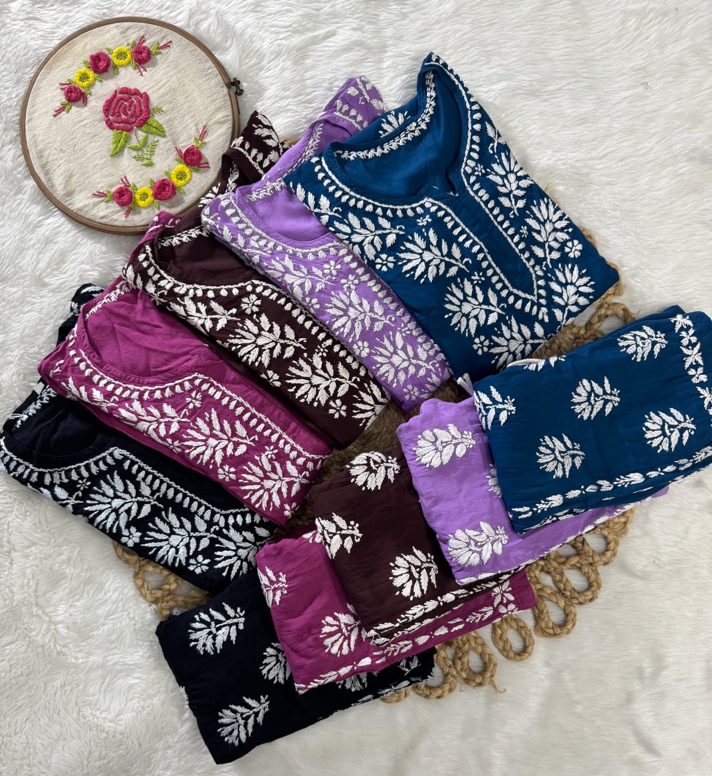 Rayon Short Kurta with pant