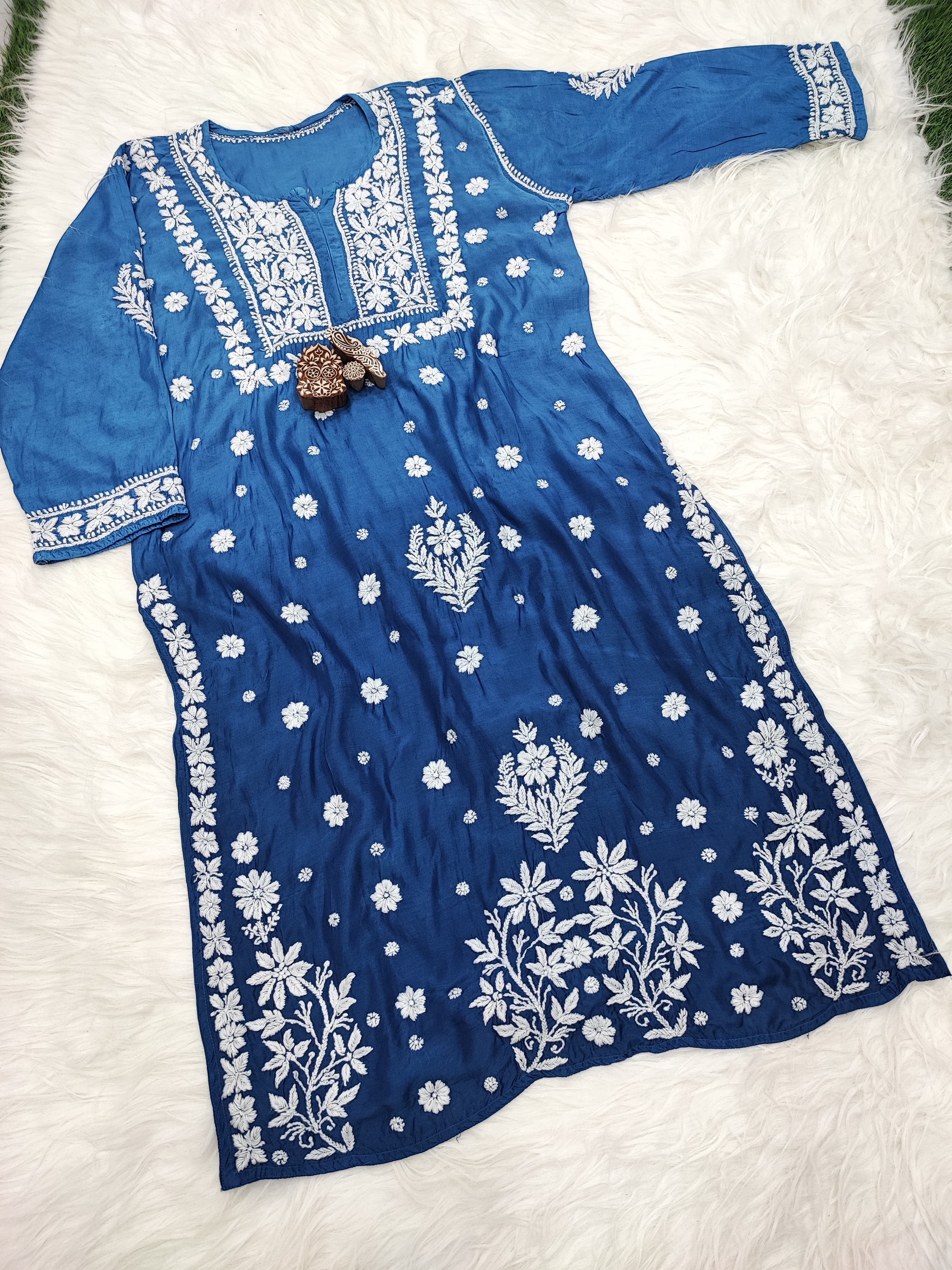 Soft Maslin Trendy Handcrafted kurta