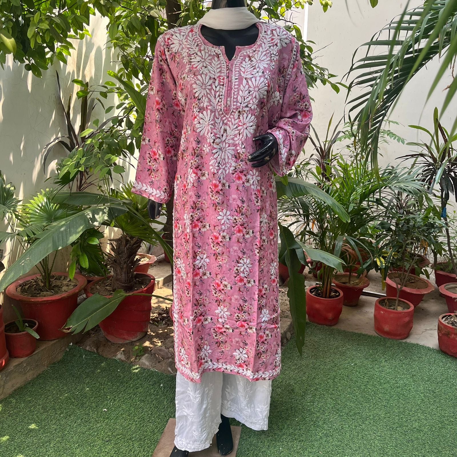 Straight Fit Rayon Print Kurta