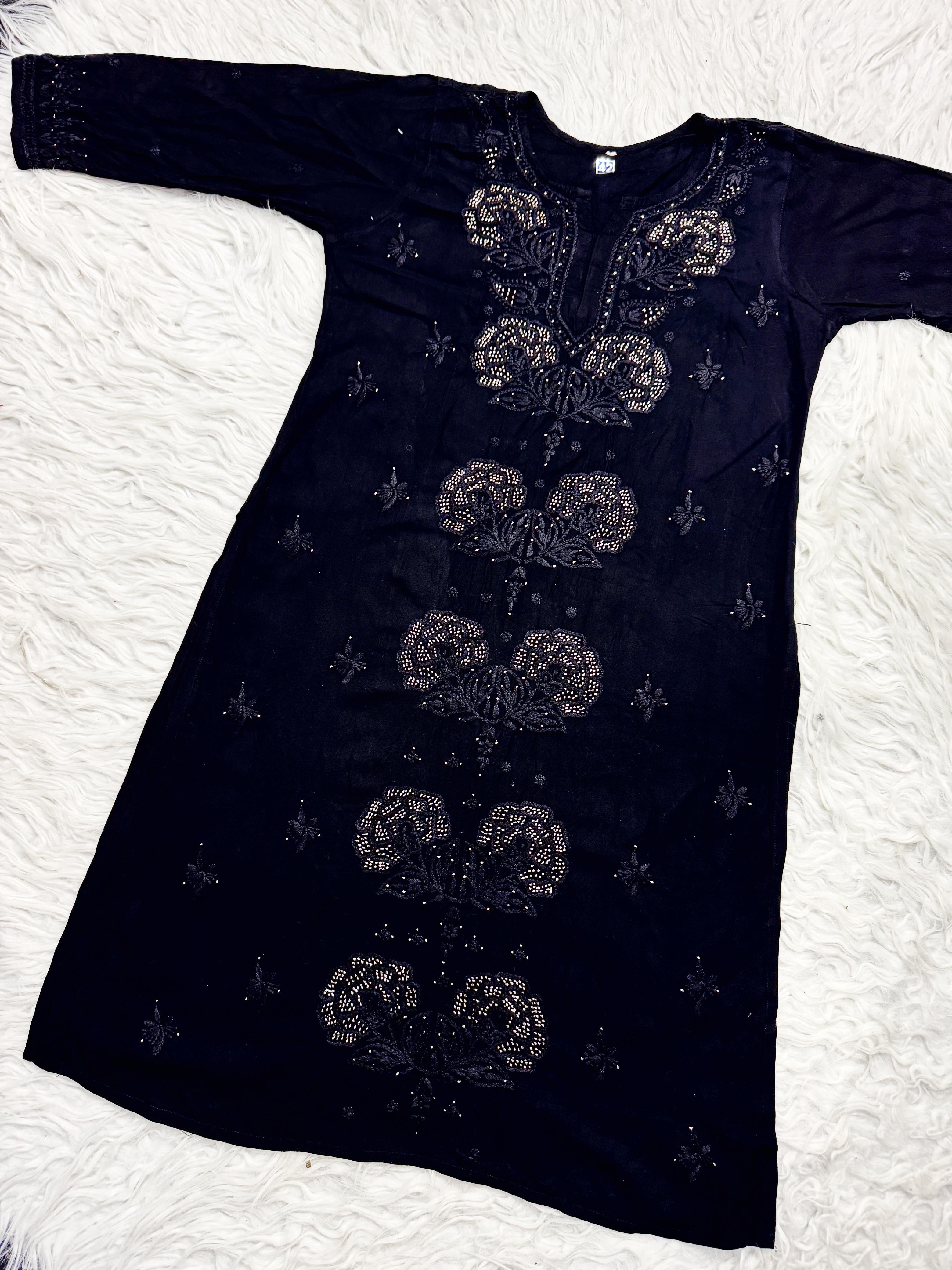Rose Muqaish designer Kurta