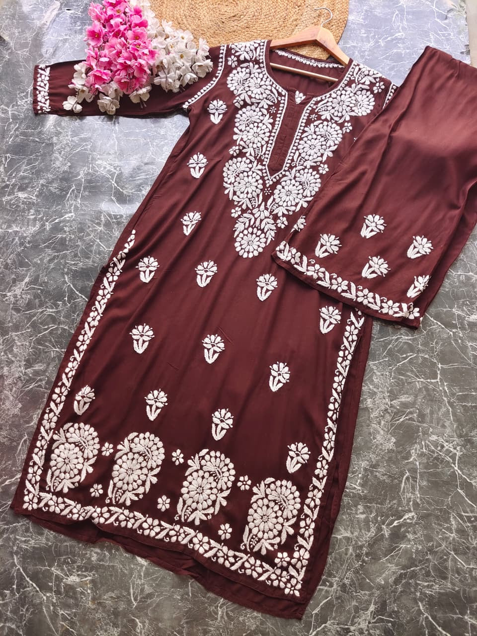 Fine Chikankari Handcrafted Traditional Combo