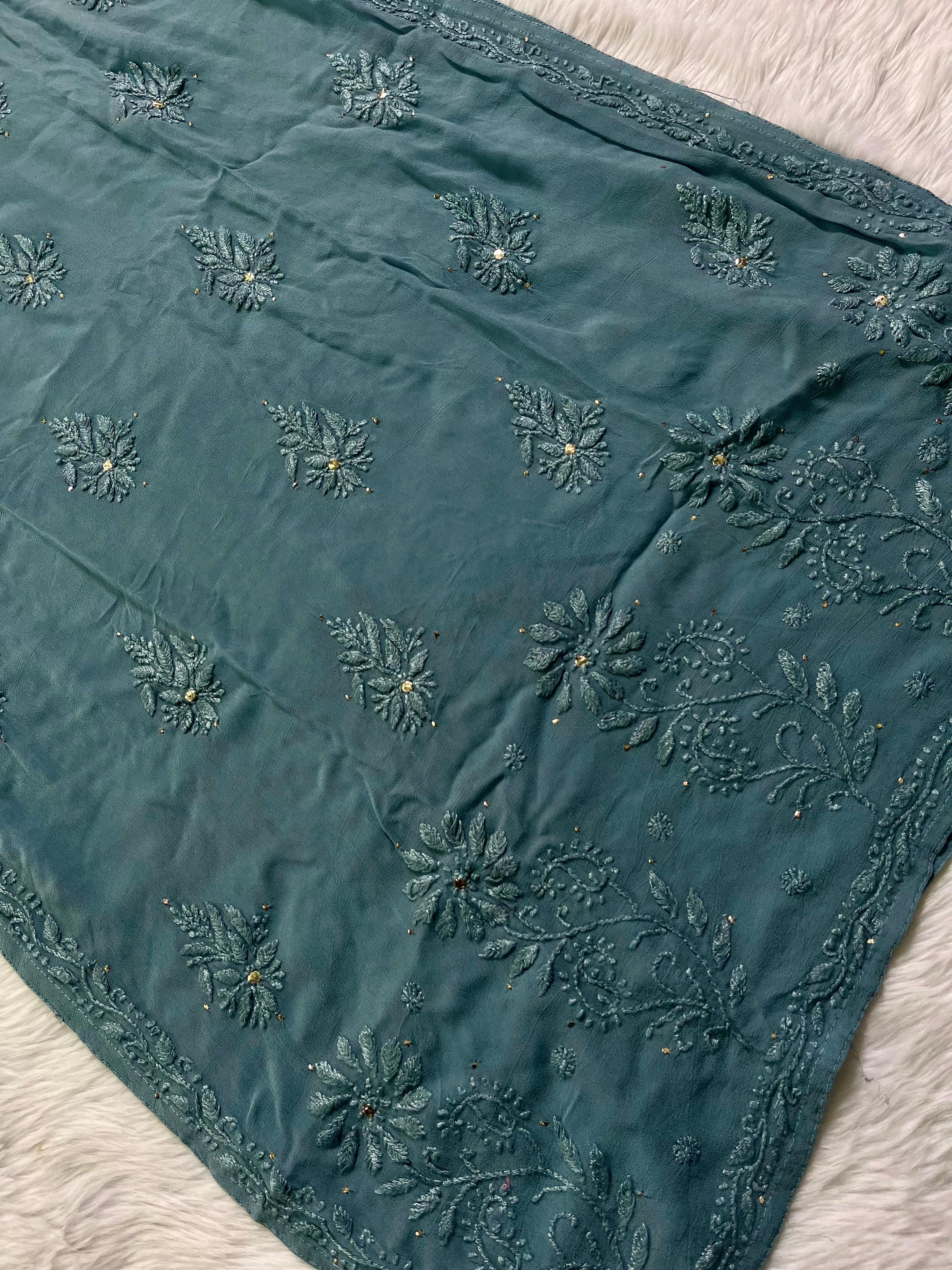 Modern Silhouettes Viscose 3d Muqaish