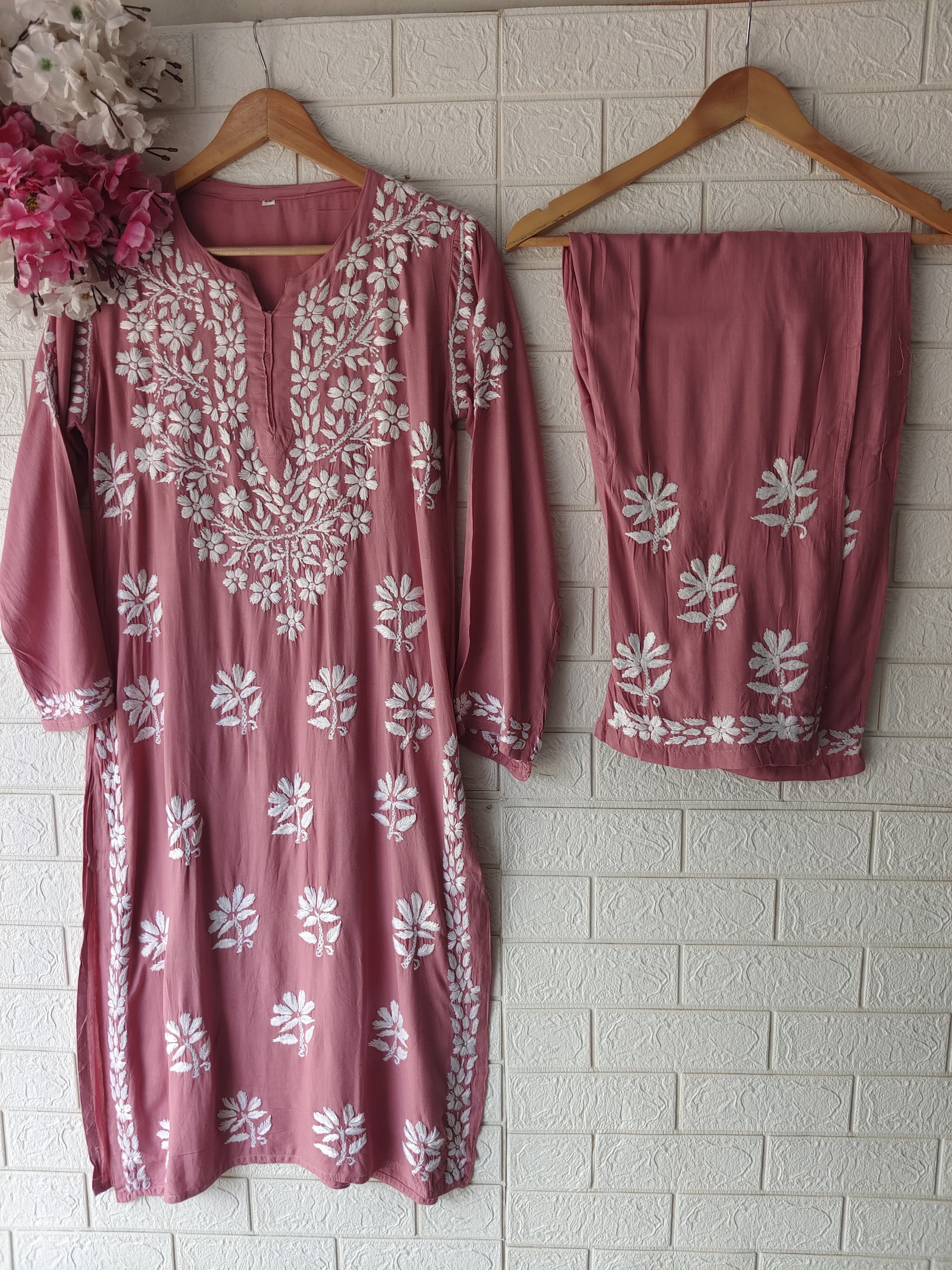 Soft Rayon Flower Buta Combk