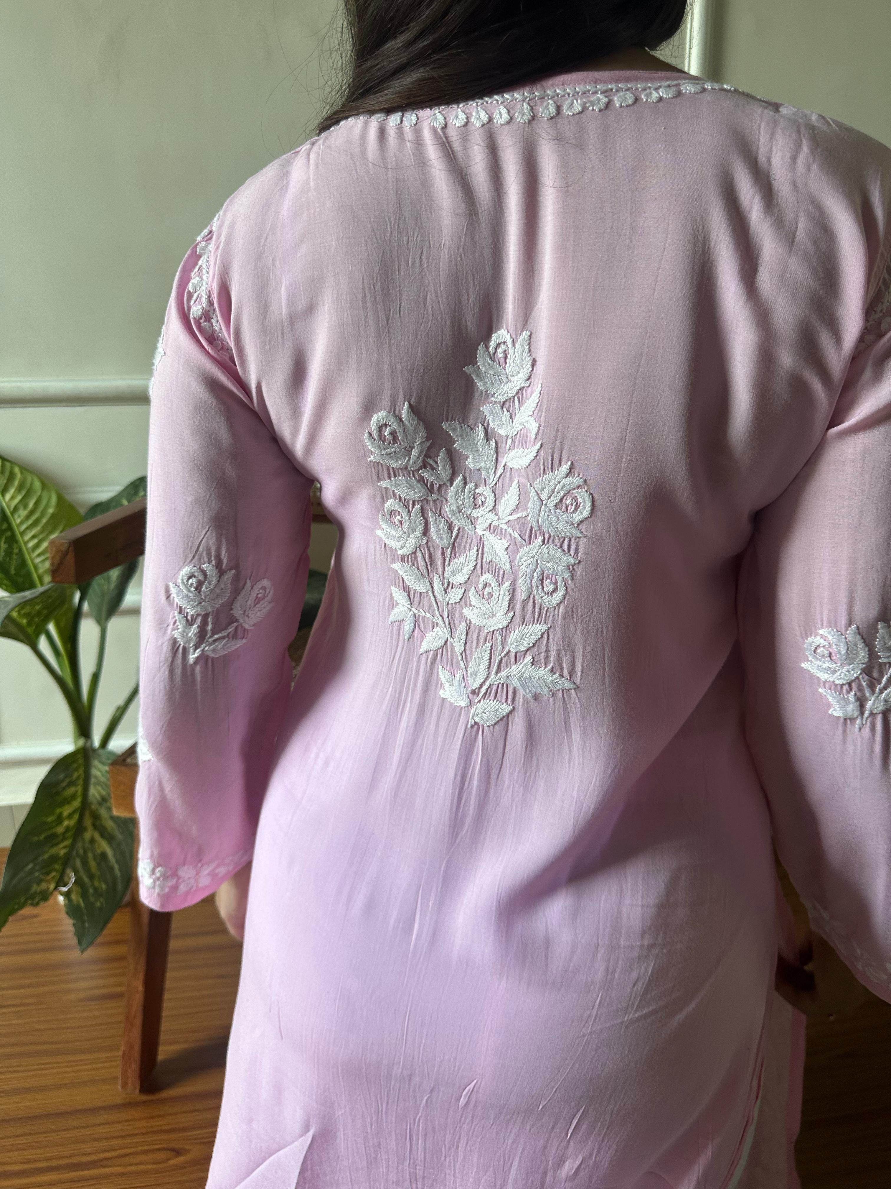 Gulab Modal Kurti fine intricate