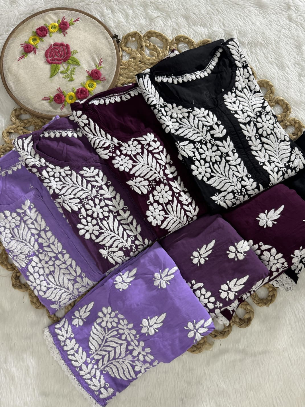 Qureshiya Less Crafted Modal Pure Cotton Set