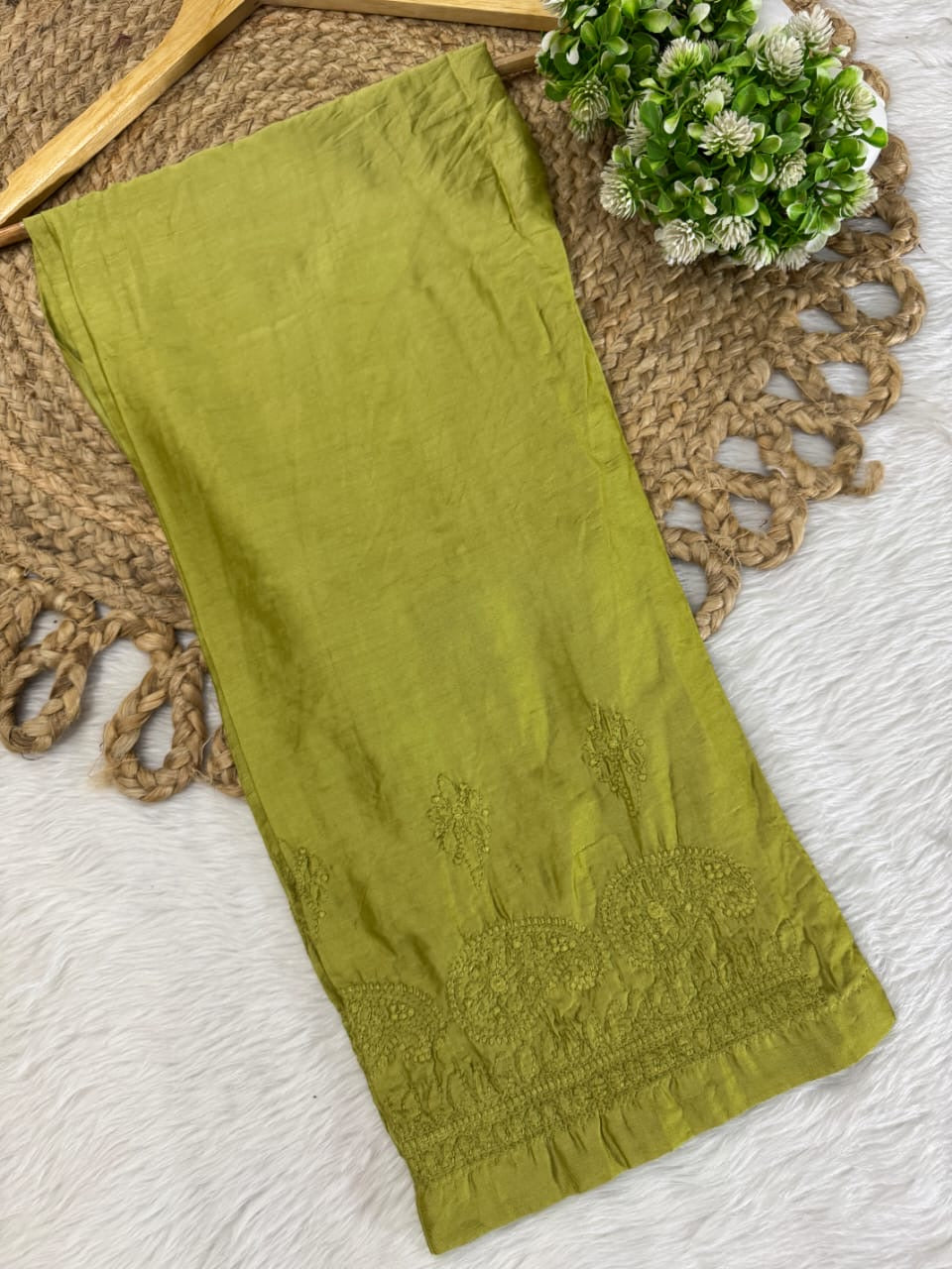 Concept In chanderi kurti with chanderi machine palazo