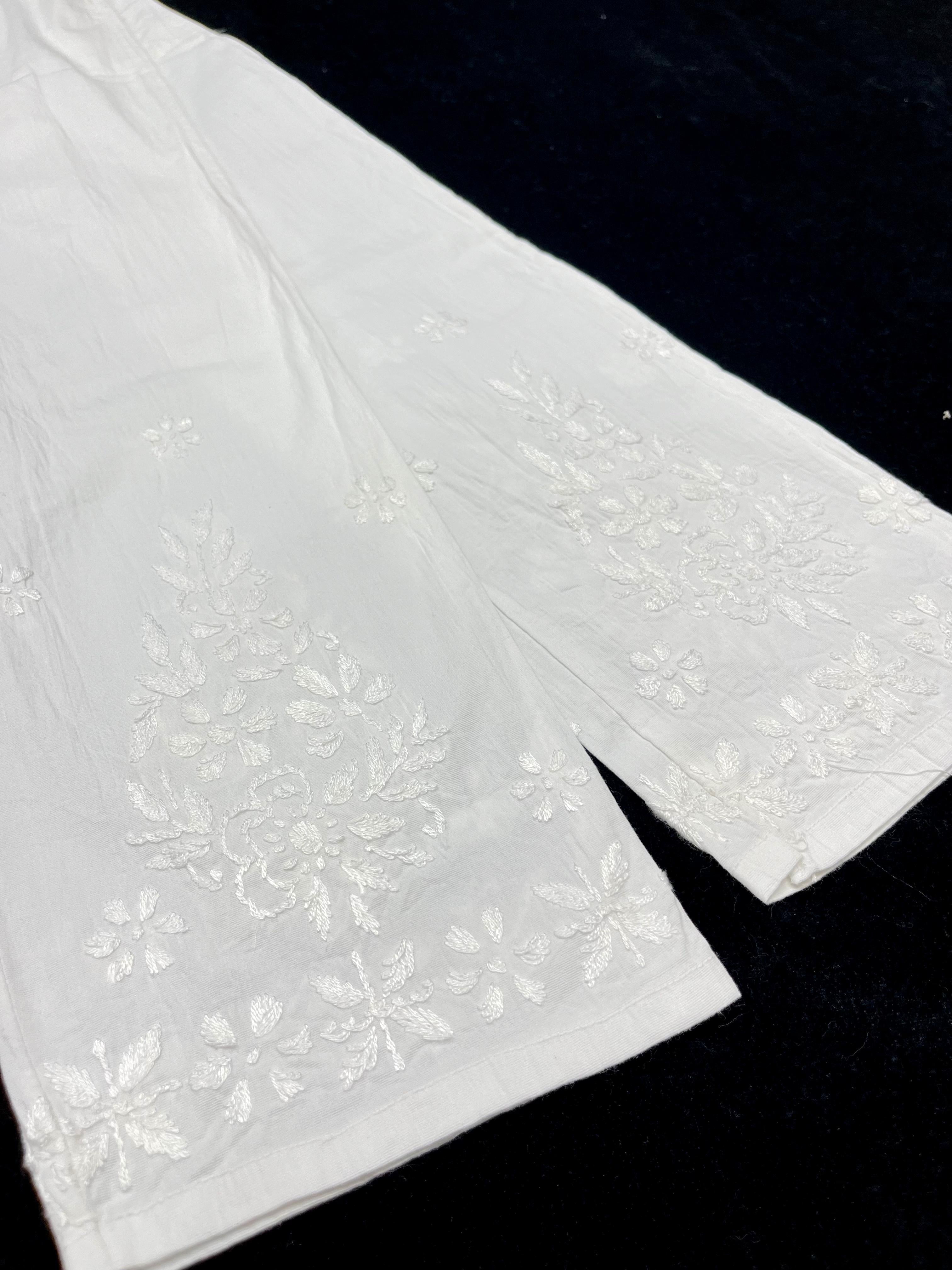 Occasionally Casual wear Chikankari Pant