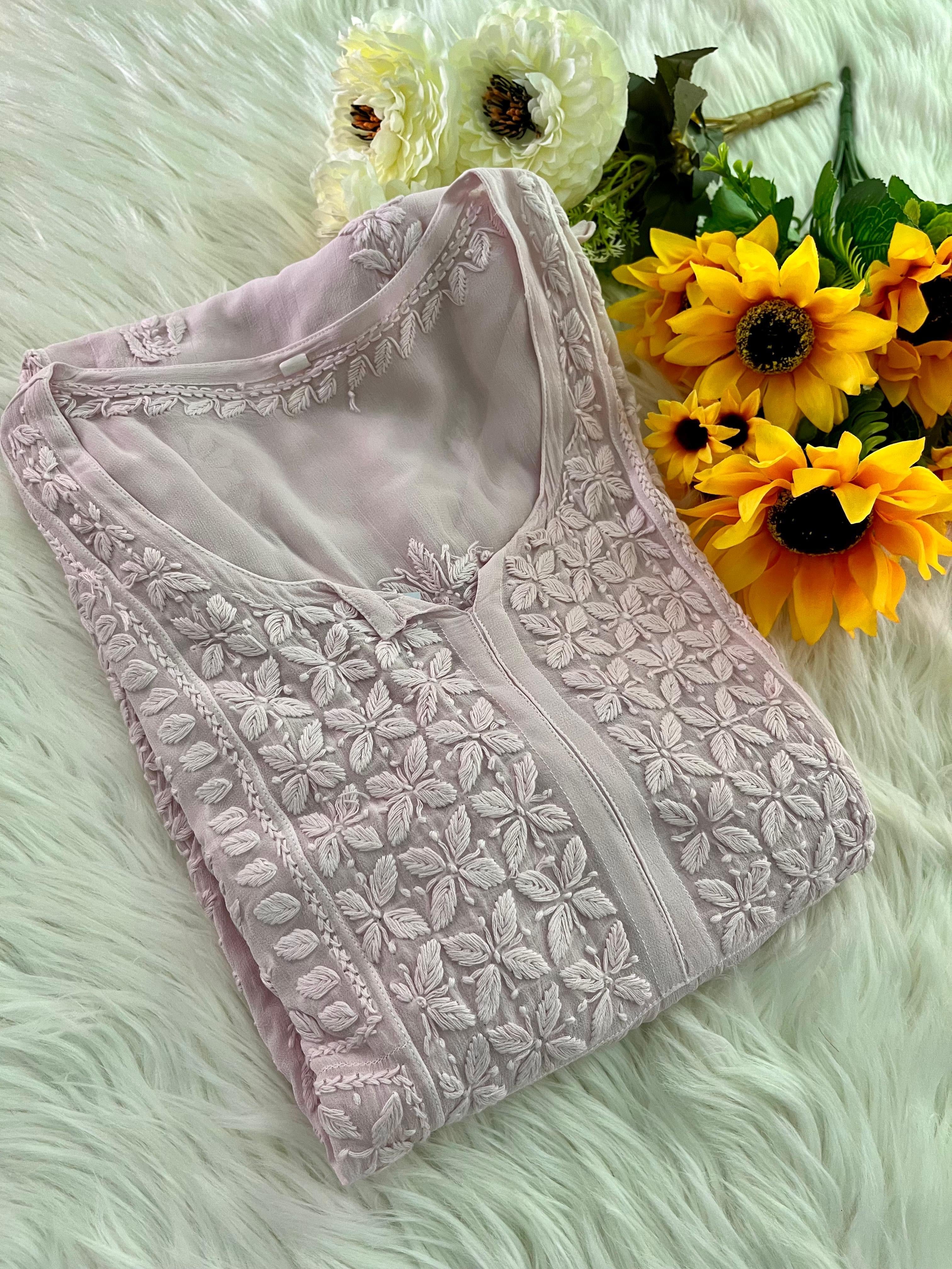 Viscose Grace With Dori 3d Work Kurta