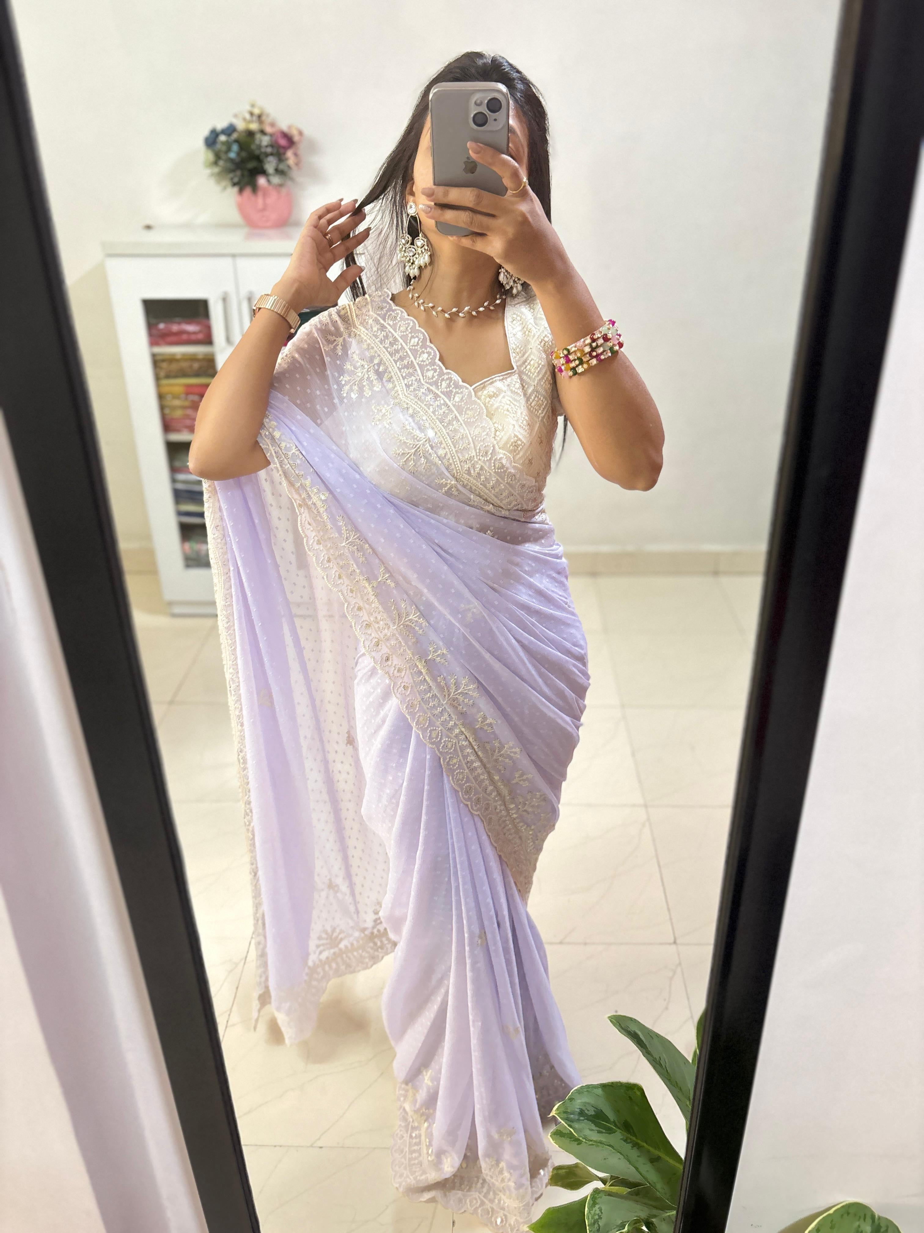 Zara Chiffon Designer Saree