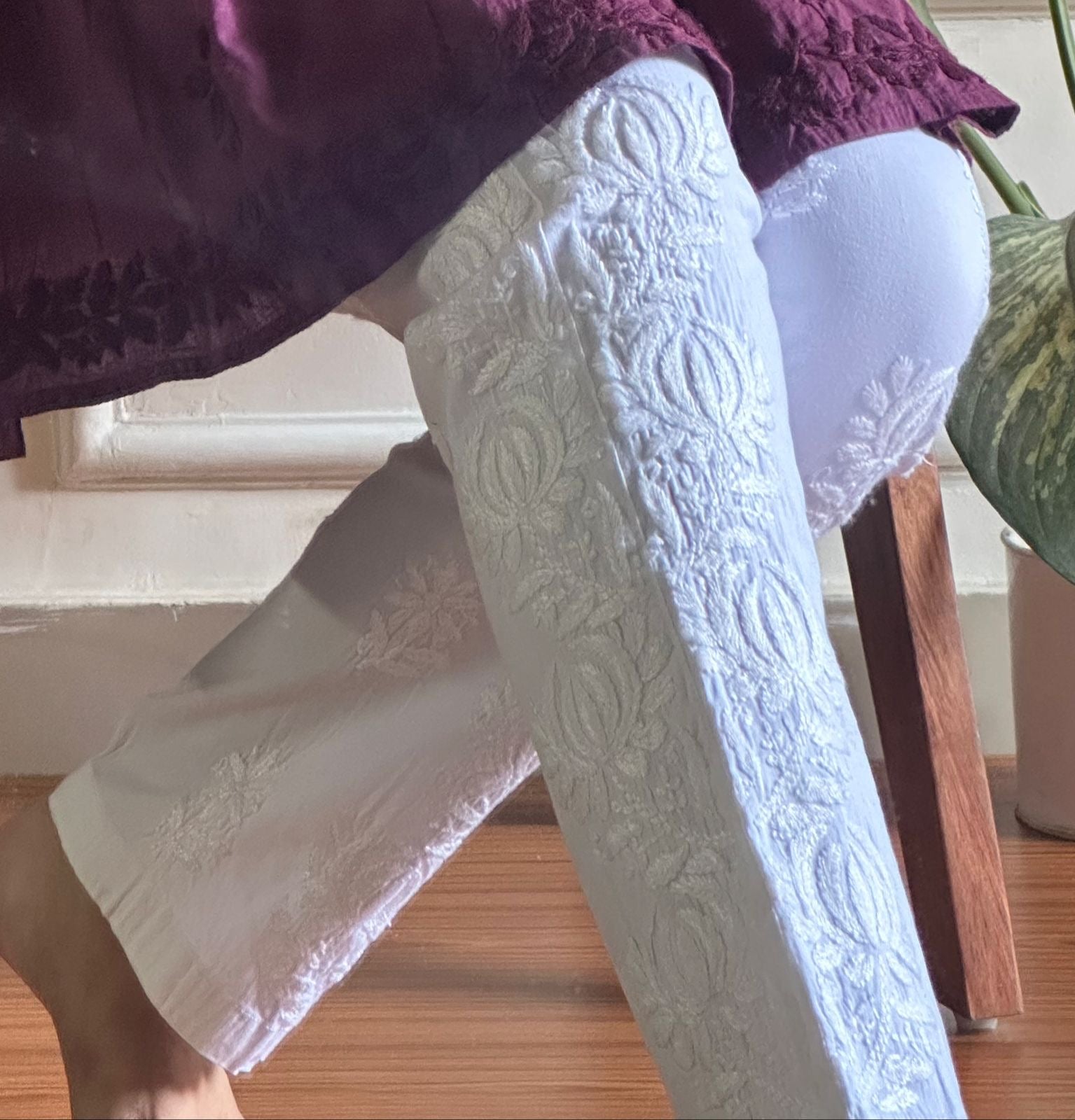 Lightweight Butter soft Chanderi silk Dyed Kurtis